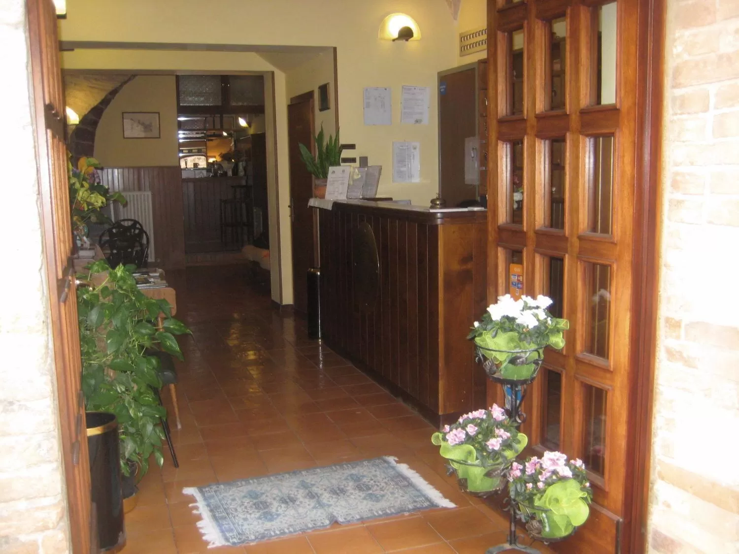 Lobby or reception in Hotel San Rufino