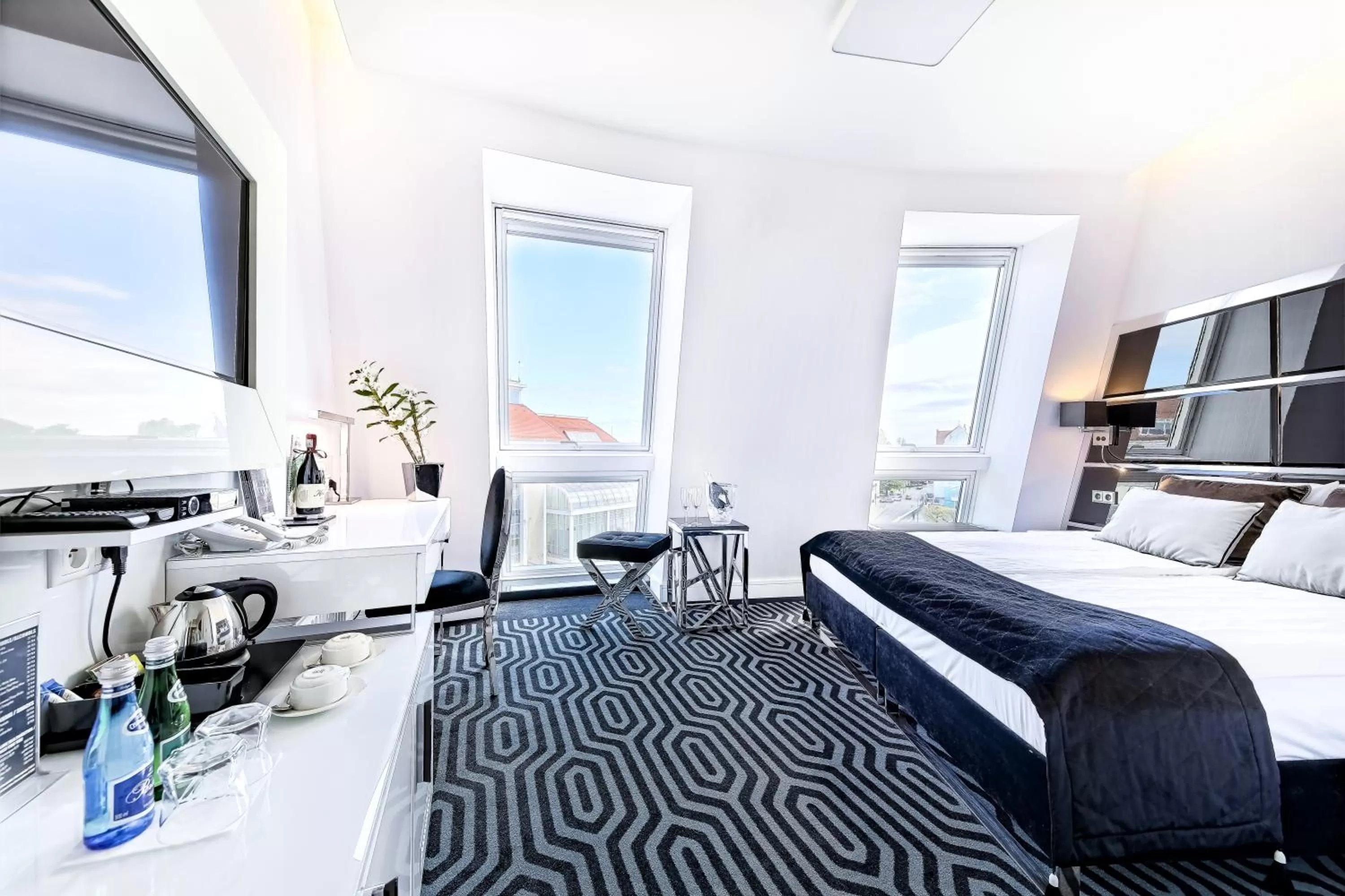 Bed in Bayjonn Boutique Hotel