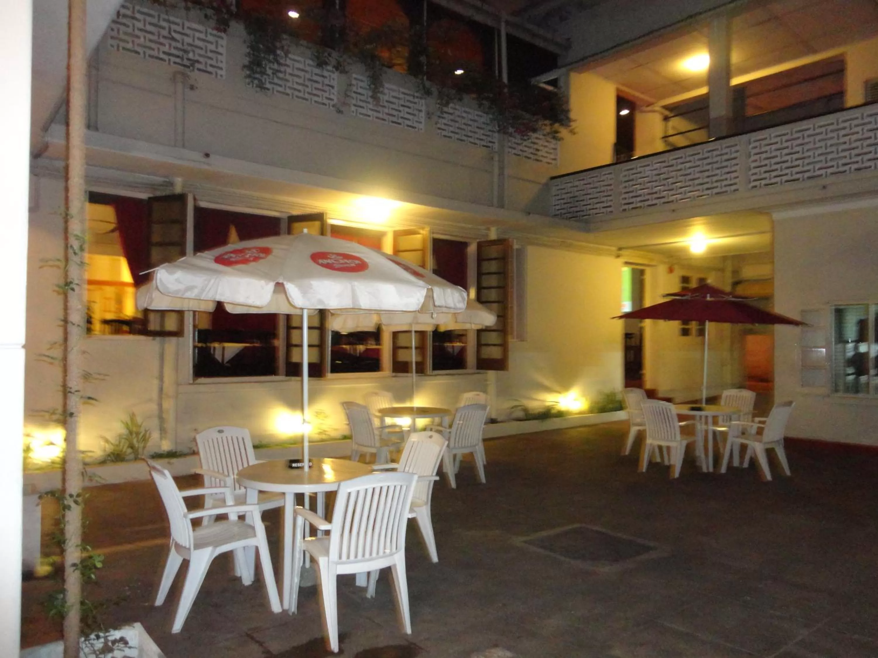 Patio in Shalimar Hotel