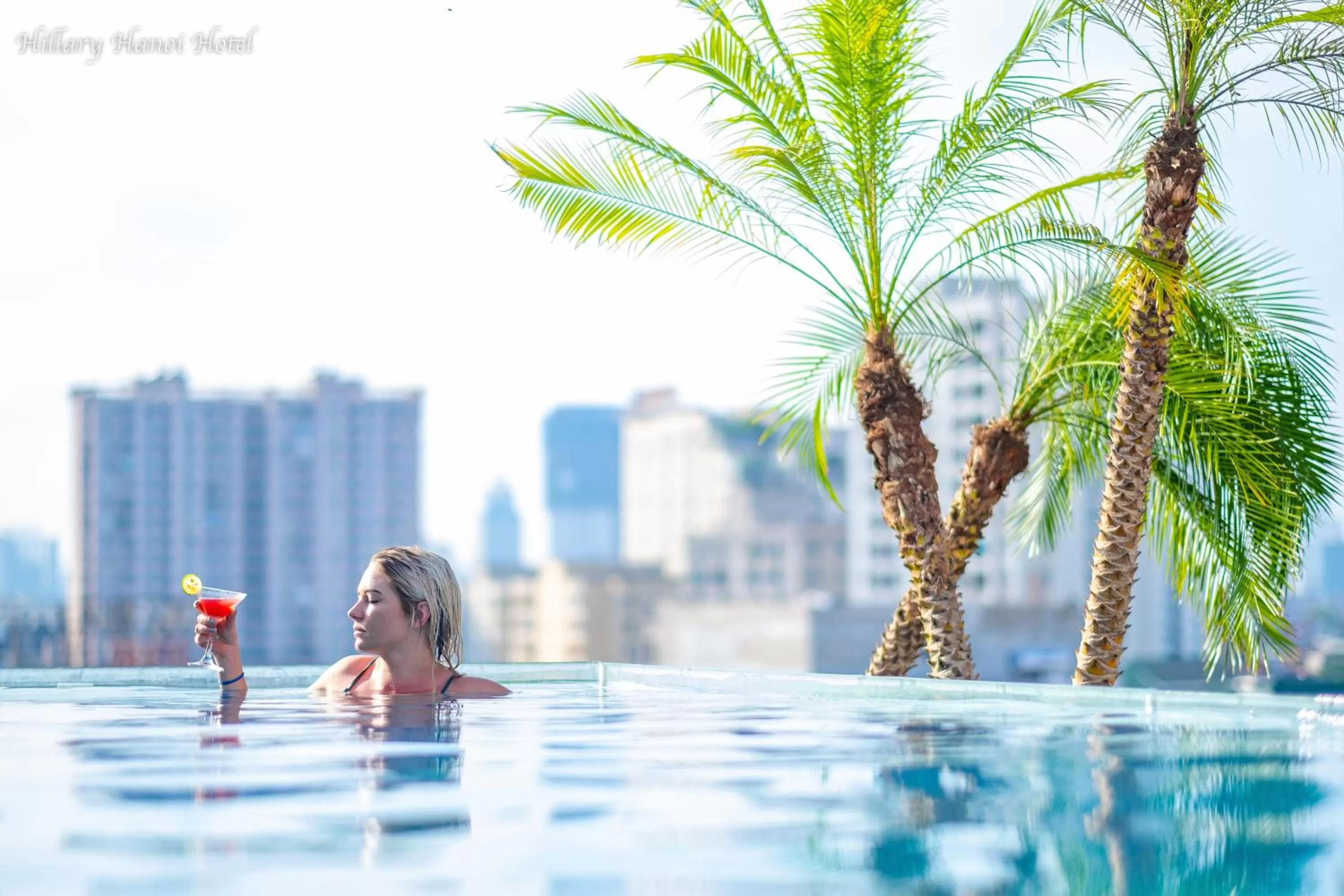 Swimming pool in Hillary Hanoi Hotel