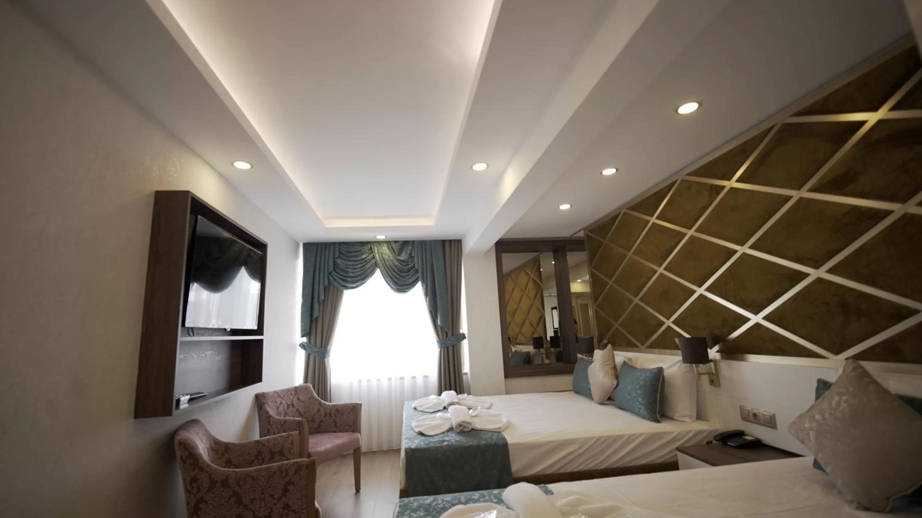 Bed in Burj Al Istanbul