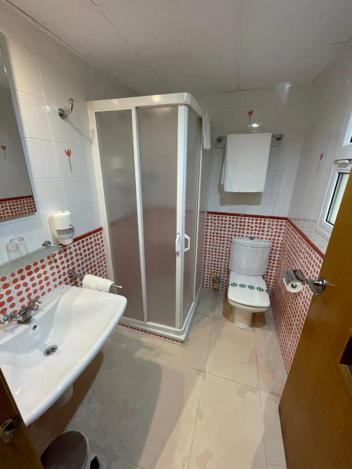 Shower in Hotel Tio Pepe