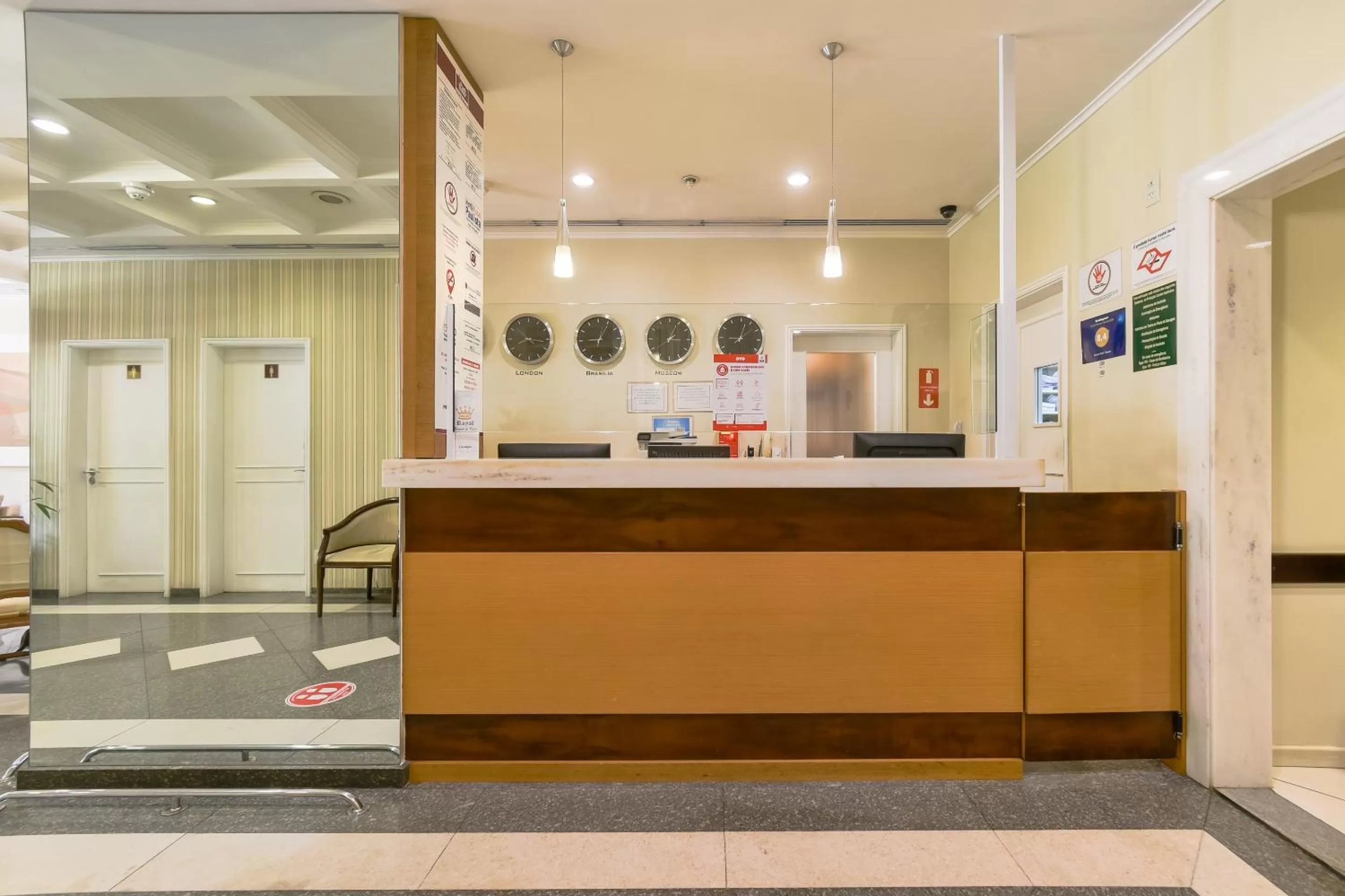 Lobby or reception in Park Tower Campinas Residence by Nacional Inn