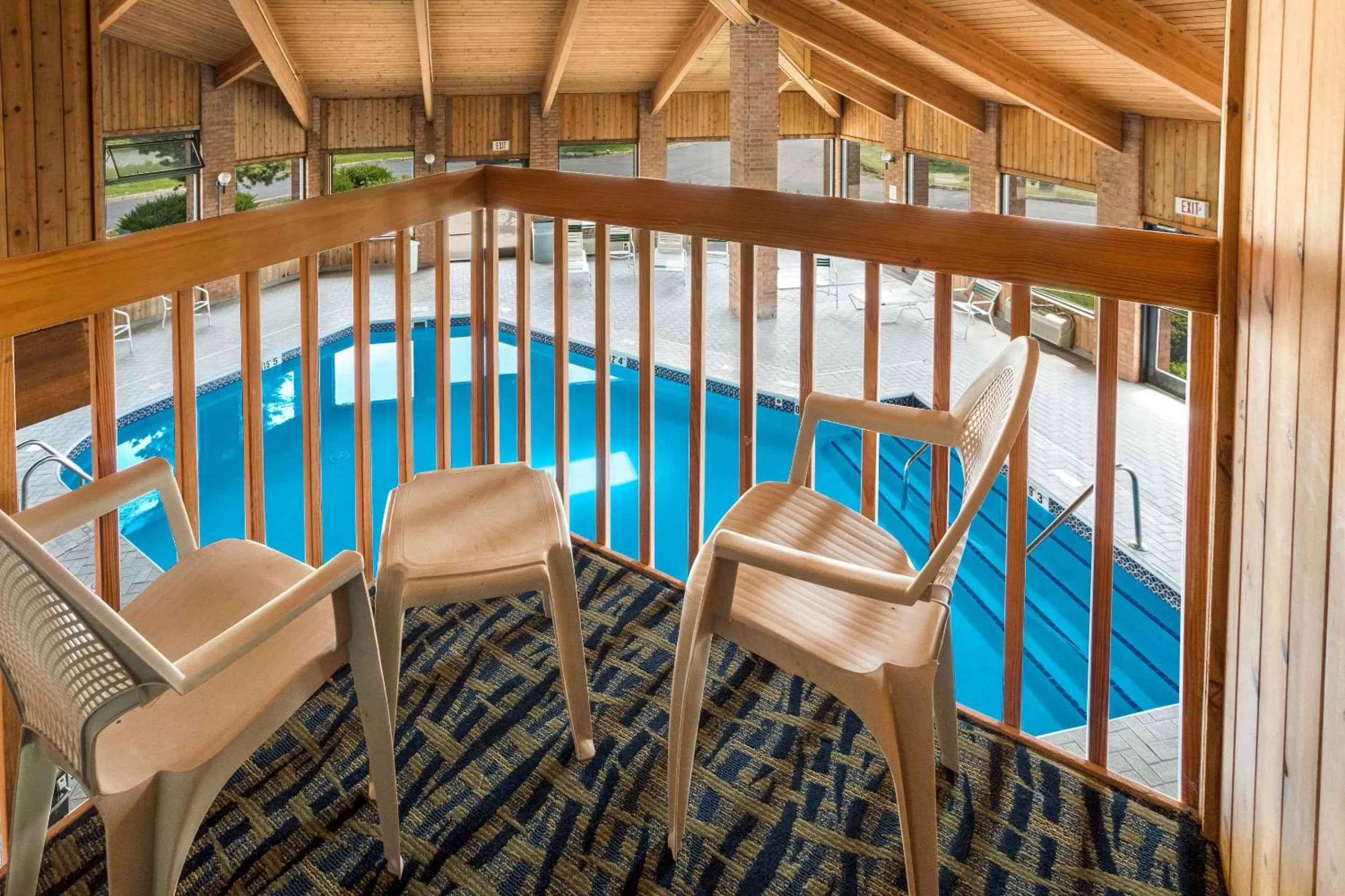 Photo of the whole room, Pool View in Quality Inn Rochelle