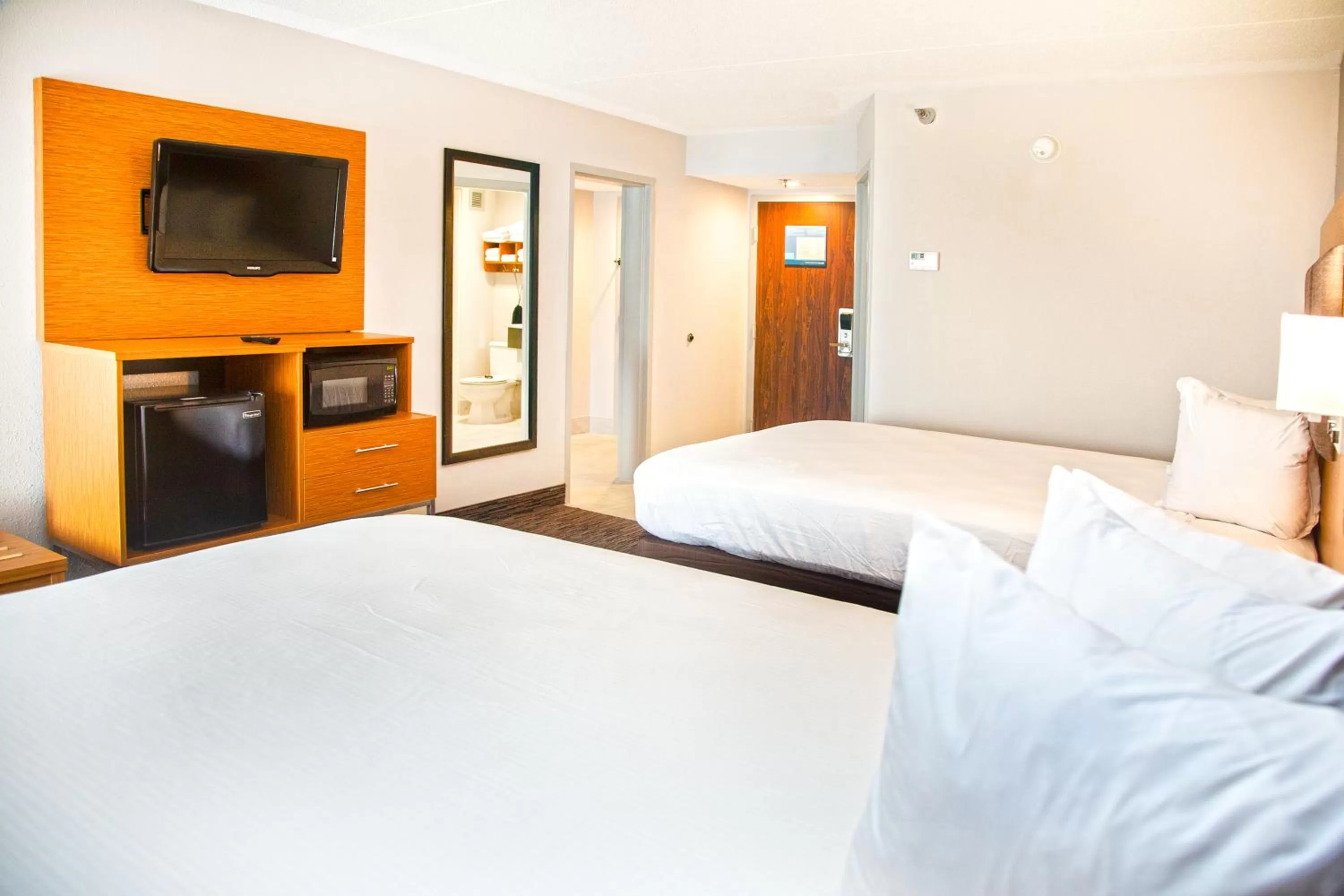 Bed in MainStay Suites Springfield IL