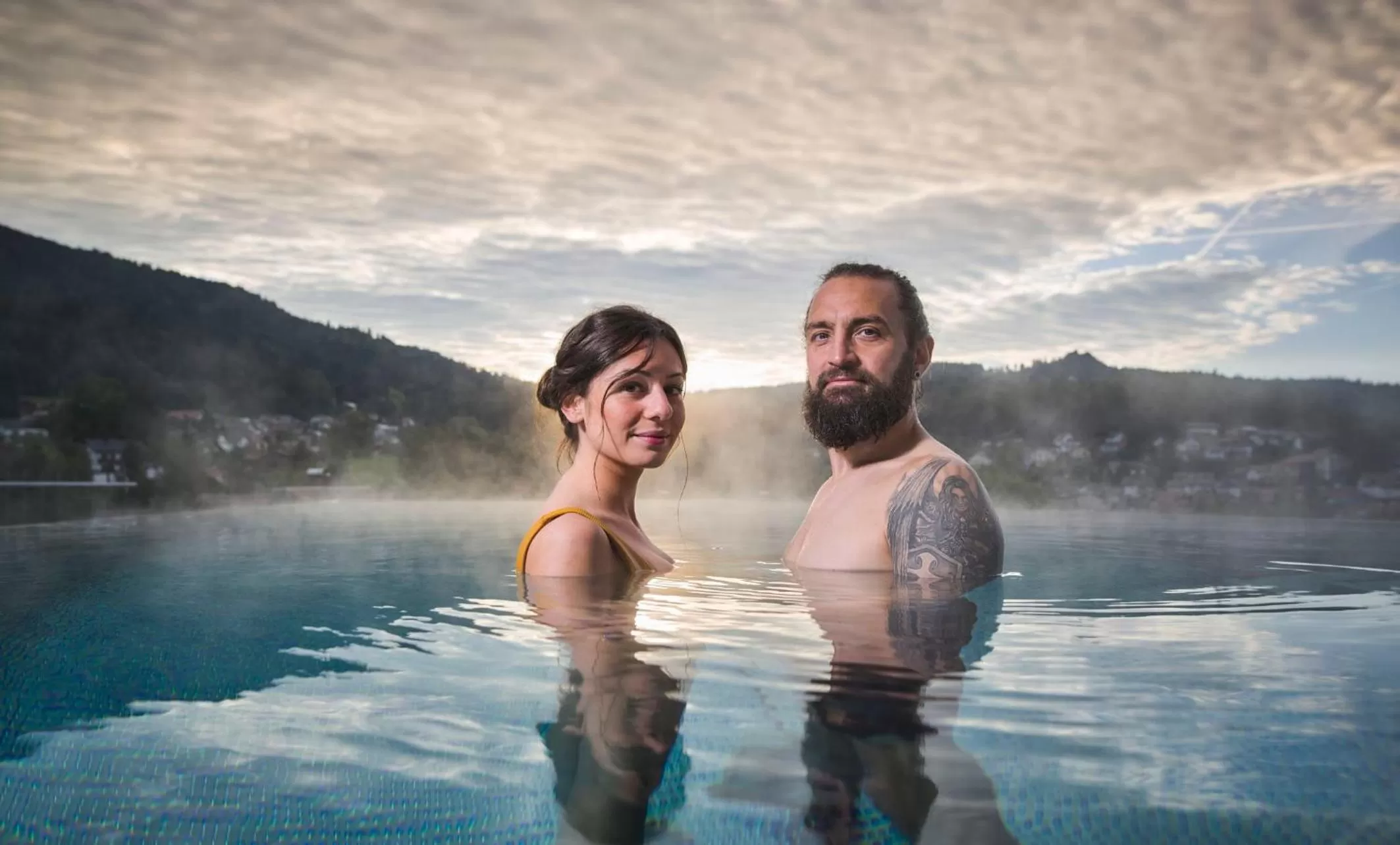 Swimming pool in Wander- und Aktivhotel Adam Bräu