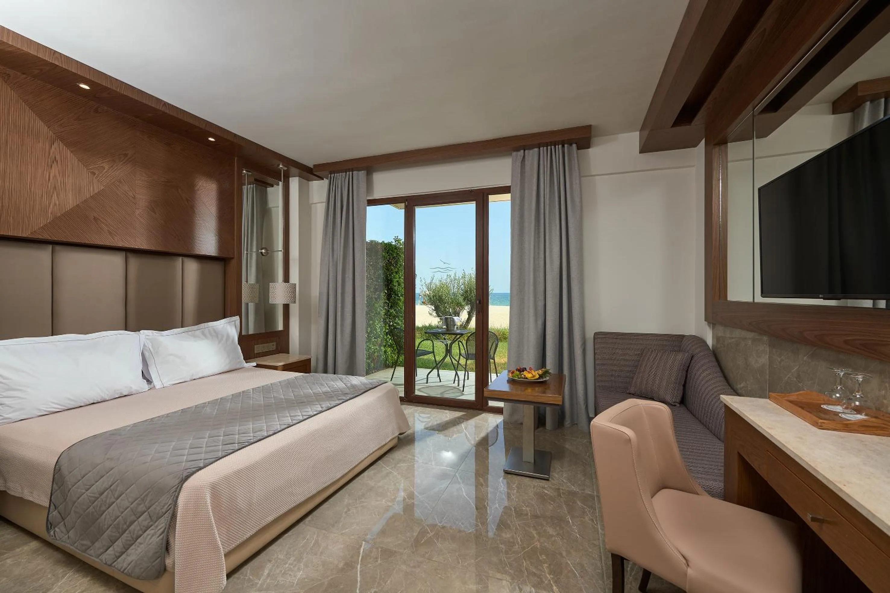 Bed in Mediterranean Village Hotel & Spa