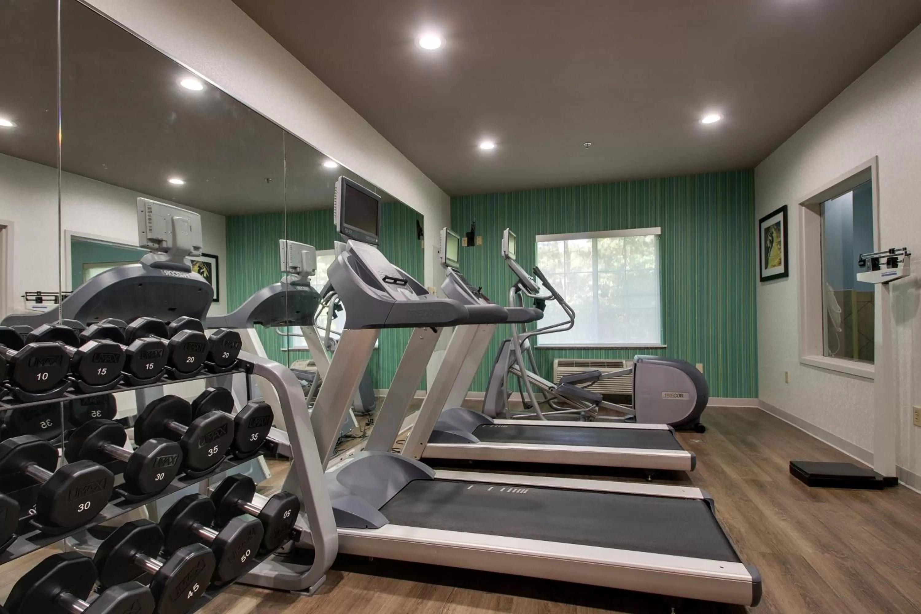 Fitness centre/facilities in Holiday Inn Express Hotel & Suites Middleboro Raynham by IHG