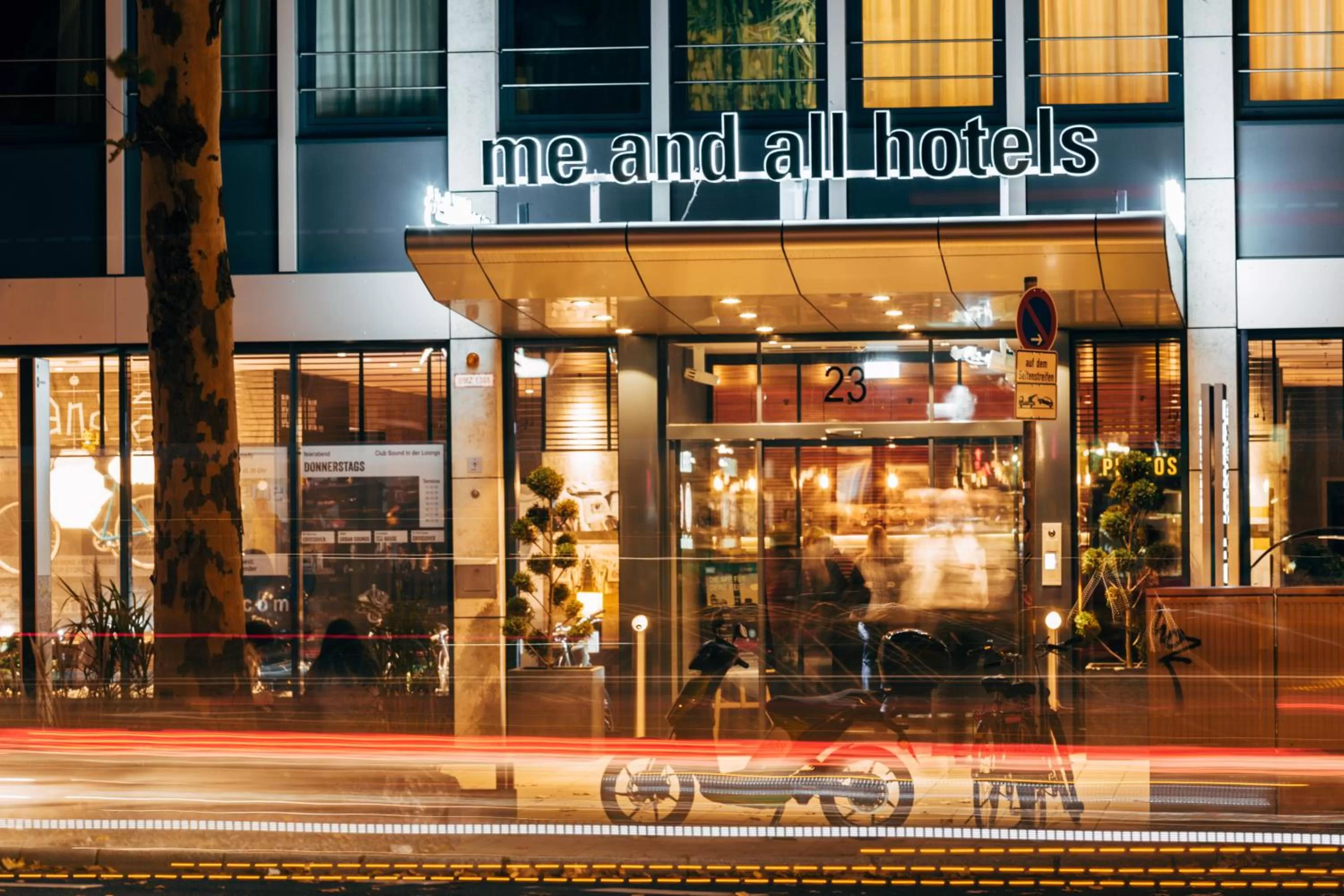 Facade/entrance in Me and All Hotel Dusseldorf, by Hyatt