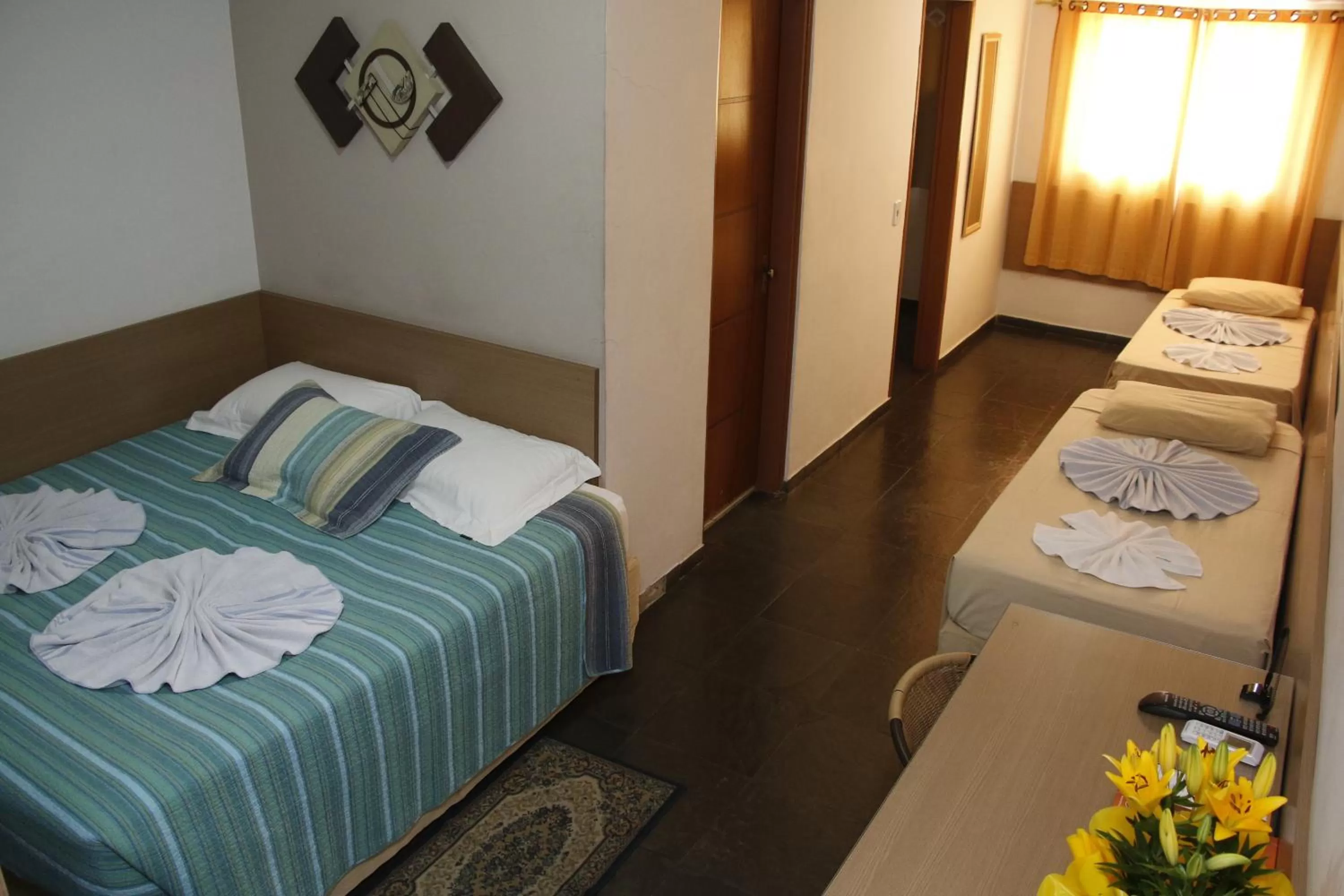 Day, Bed in Hotel Santa Fé