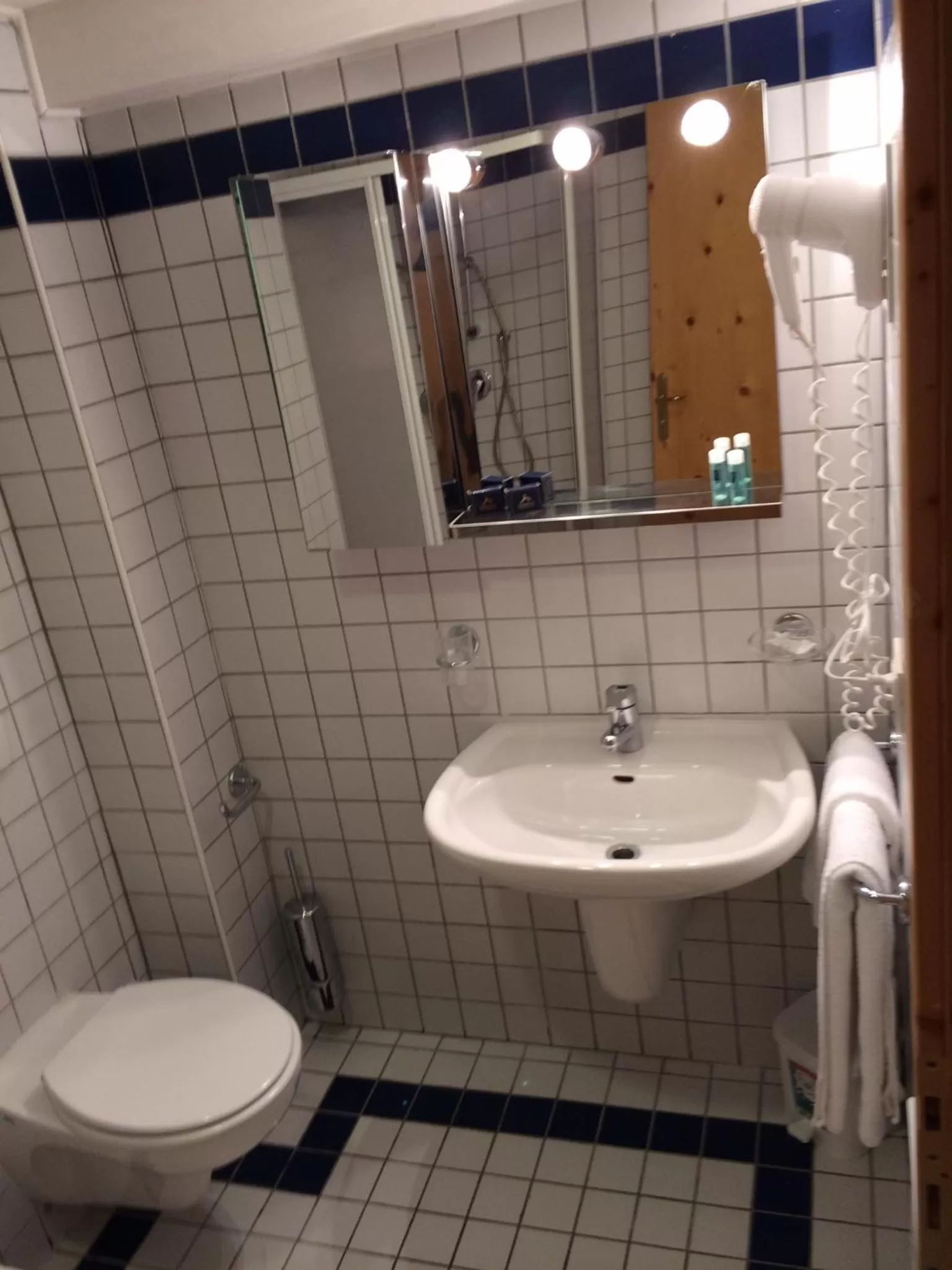 Shower in Hotel Fortini