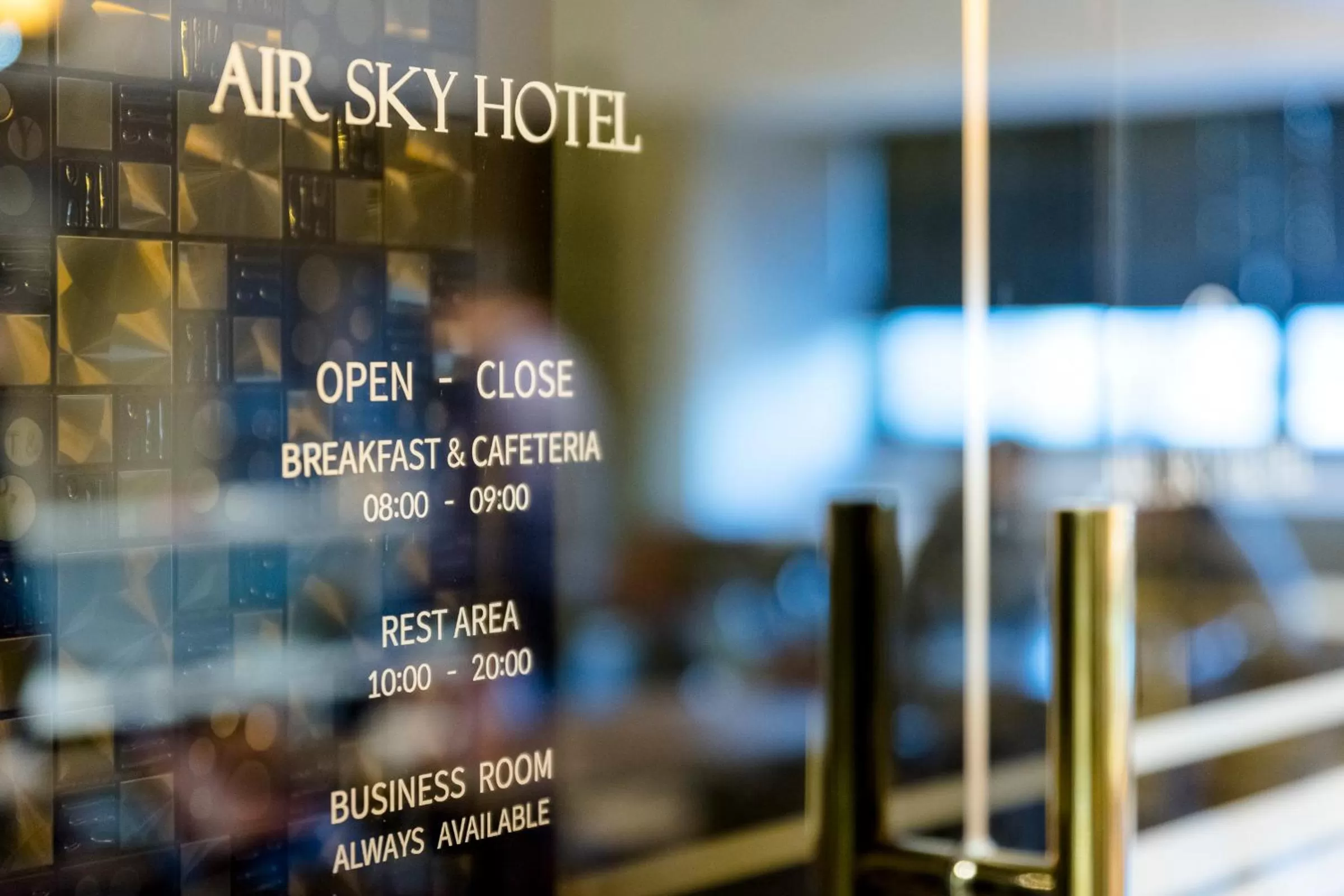 Breakfast, Bed in Air Sky Hotel