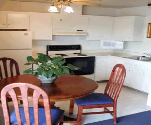 Kitchen or kitchenette in Coral Reef Inn & Condo Suites