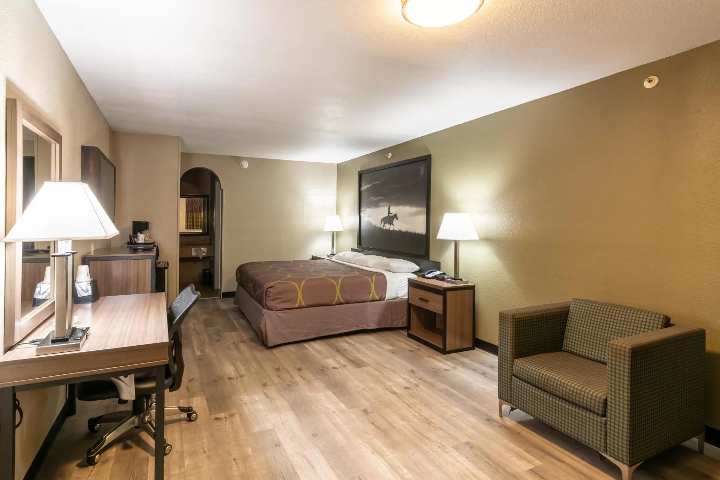 Bed in Super 8 Dallas East Near Fair Park Downtown