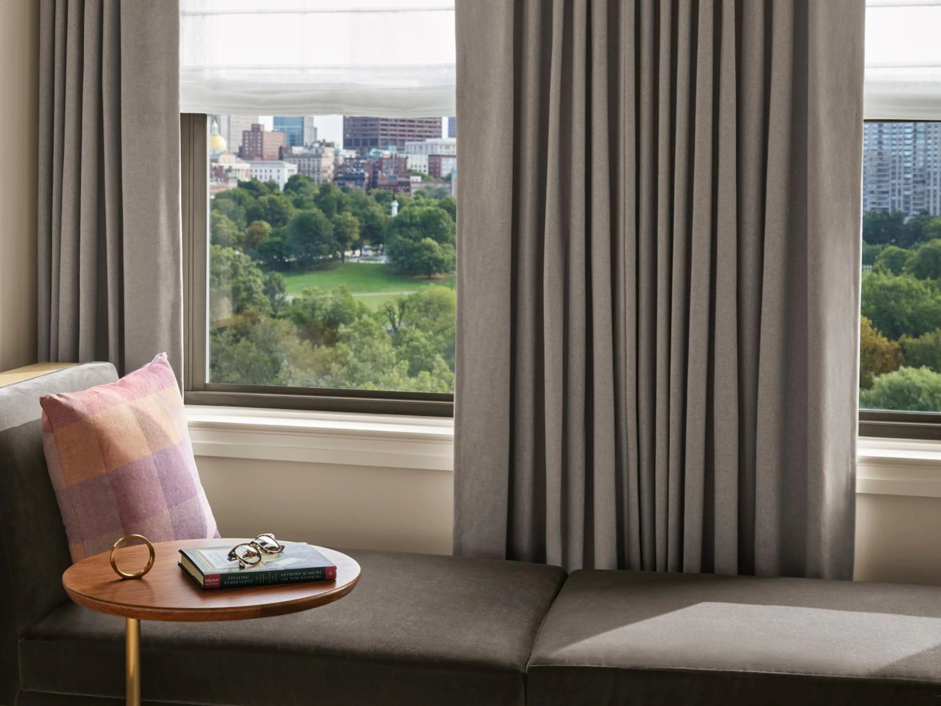 Seating area in The Newbury Boston