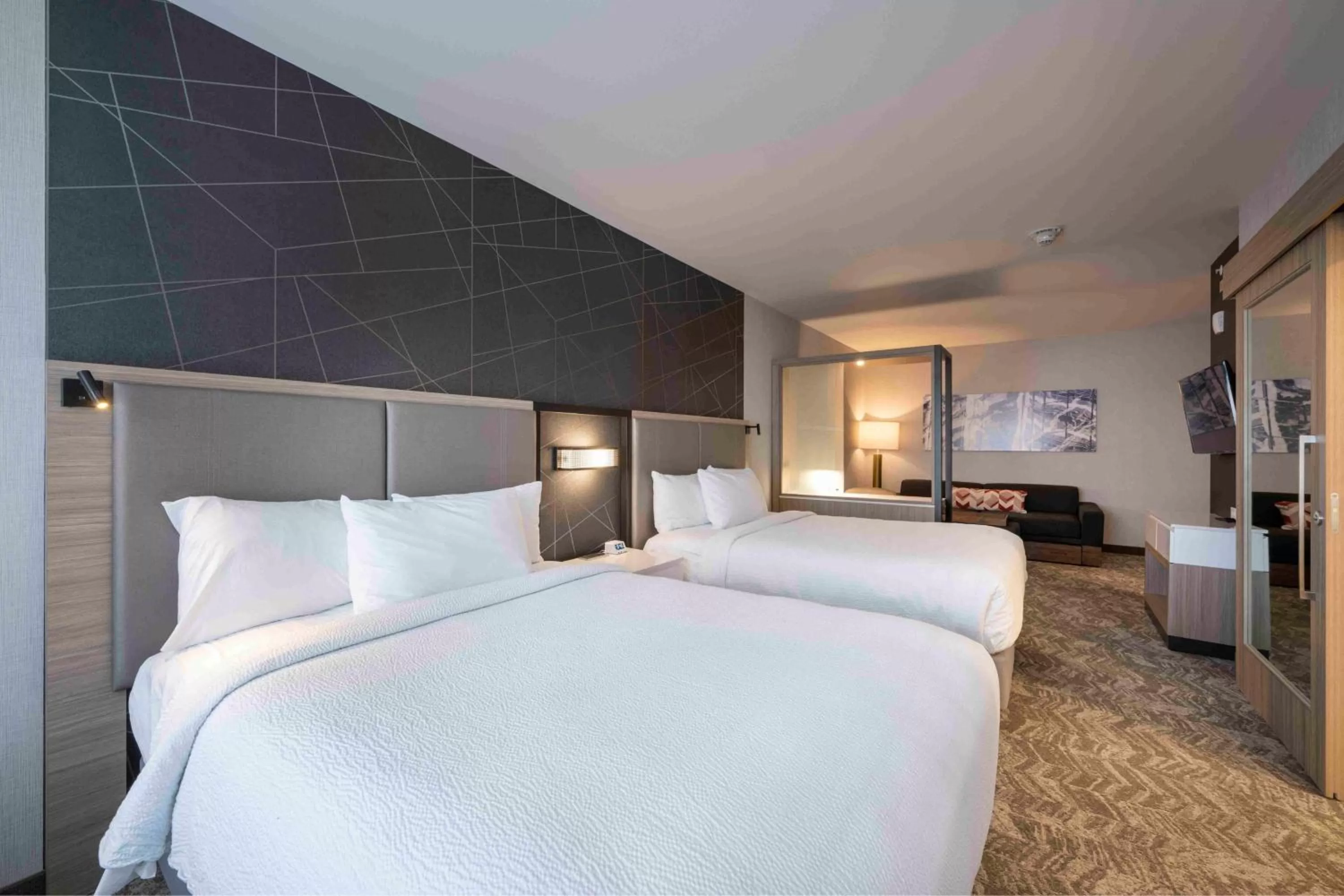 Photo of the whole room, Bed in SpringHill Suites by Marriott Colorado Springs Downtown