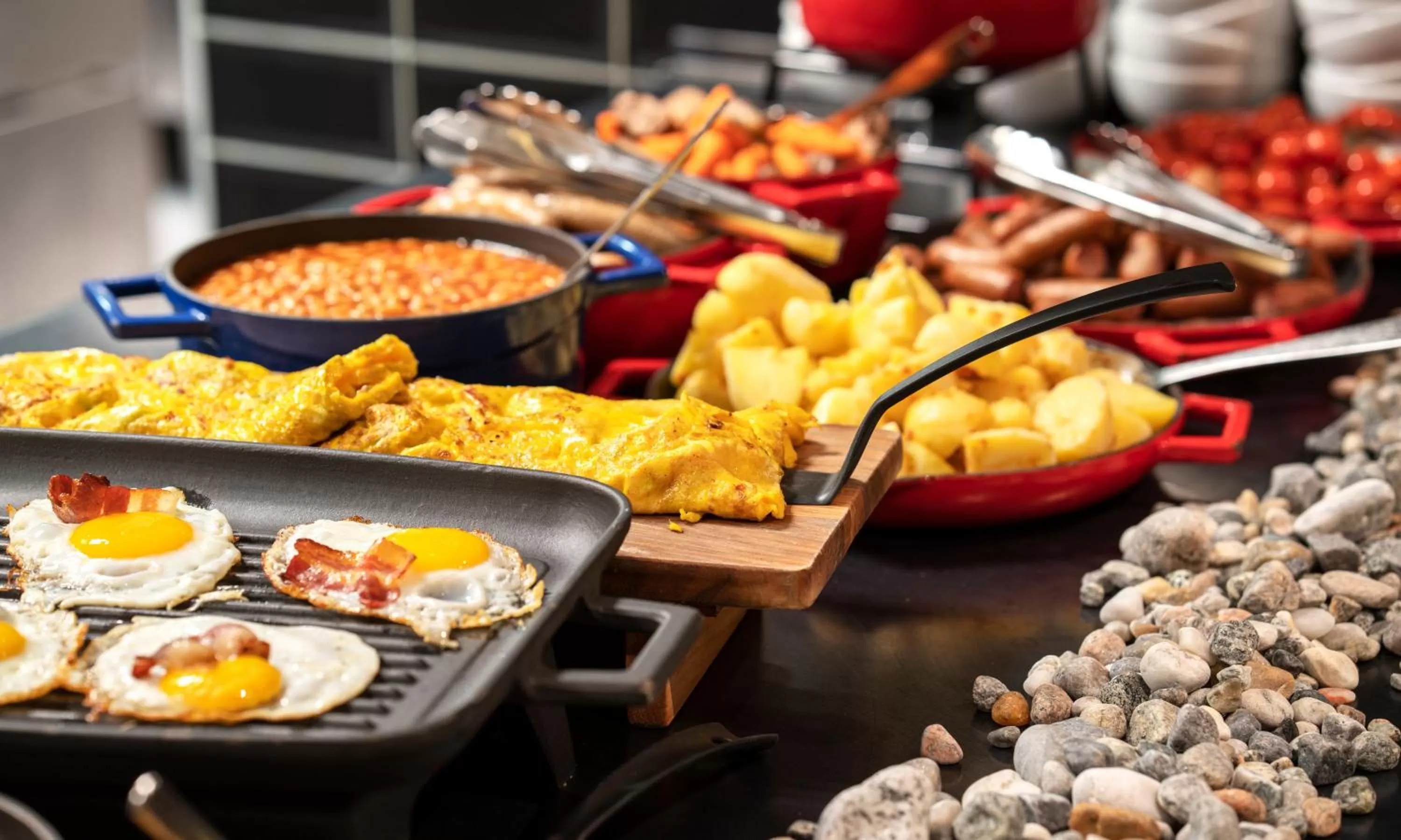 Buffet breakfast in Thon Hotel Polar