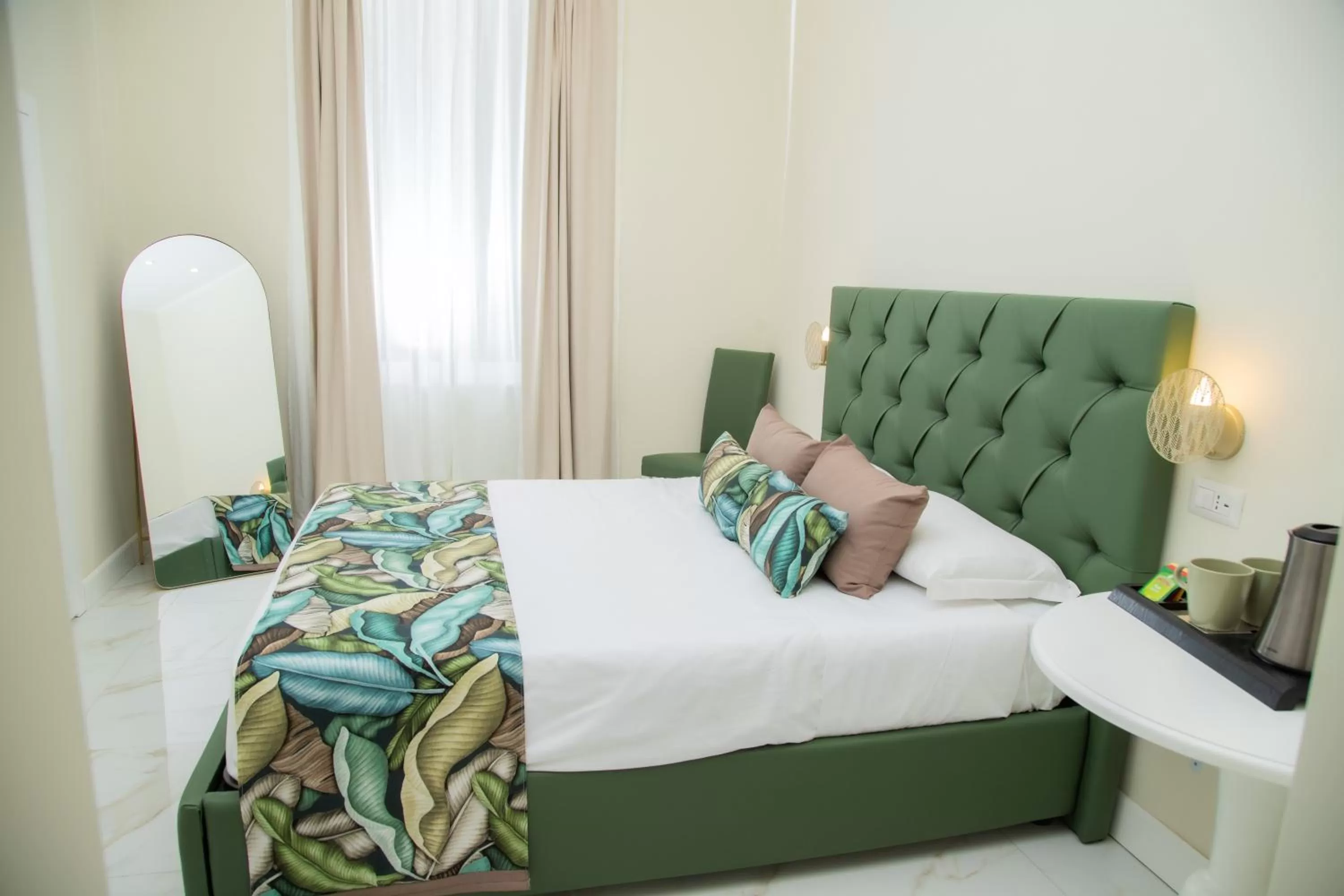 Bed in Gentile Suite