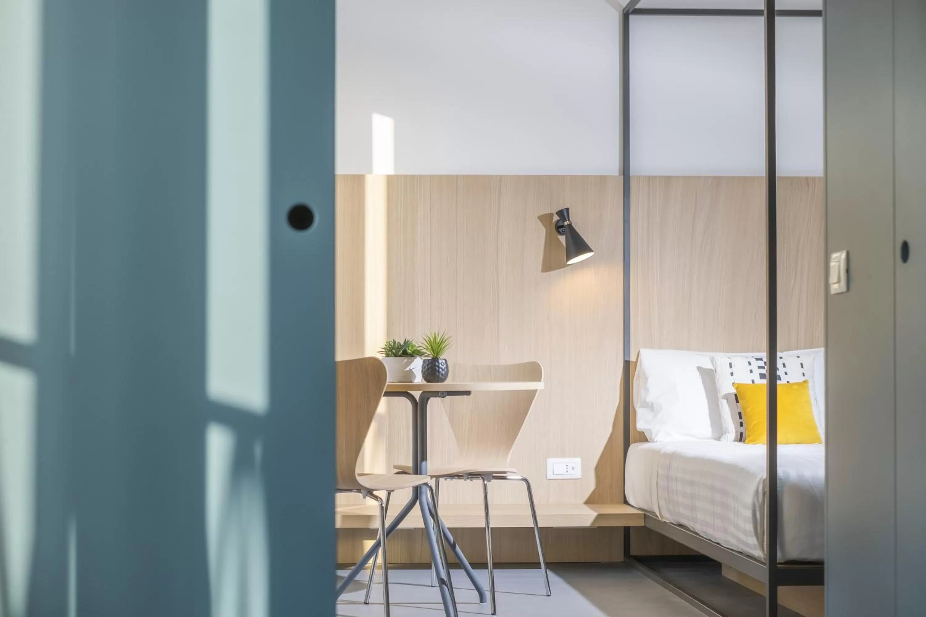 Decorative detail, Bed in Camplus Hotel Roma Centro