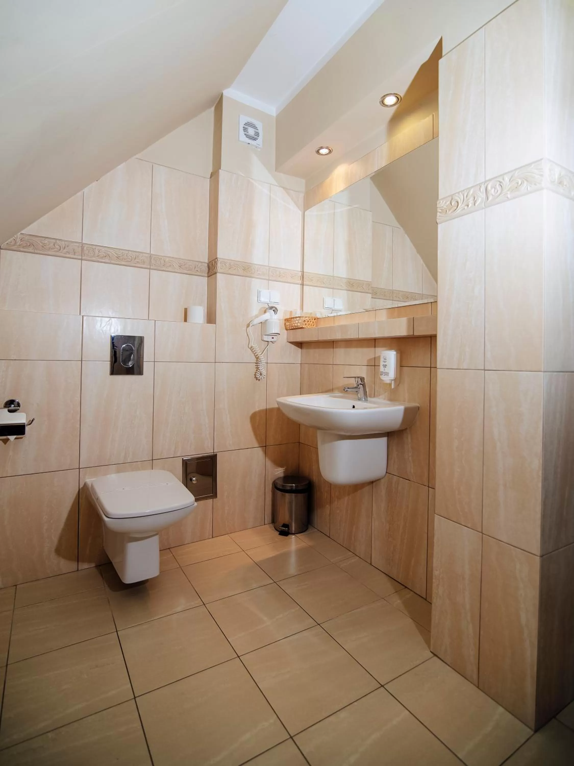 Toilet in Hotel Zamek Gniew