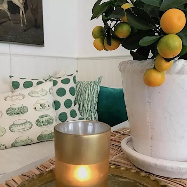 Communal lounge/ TV room in Hotell Bäckagården