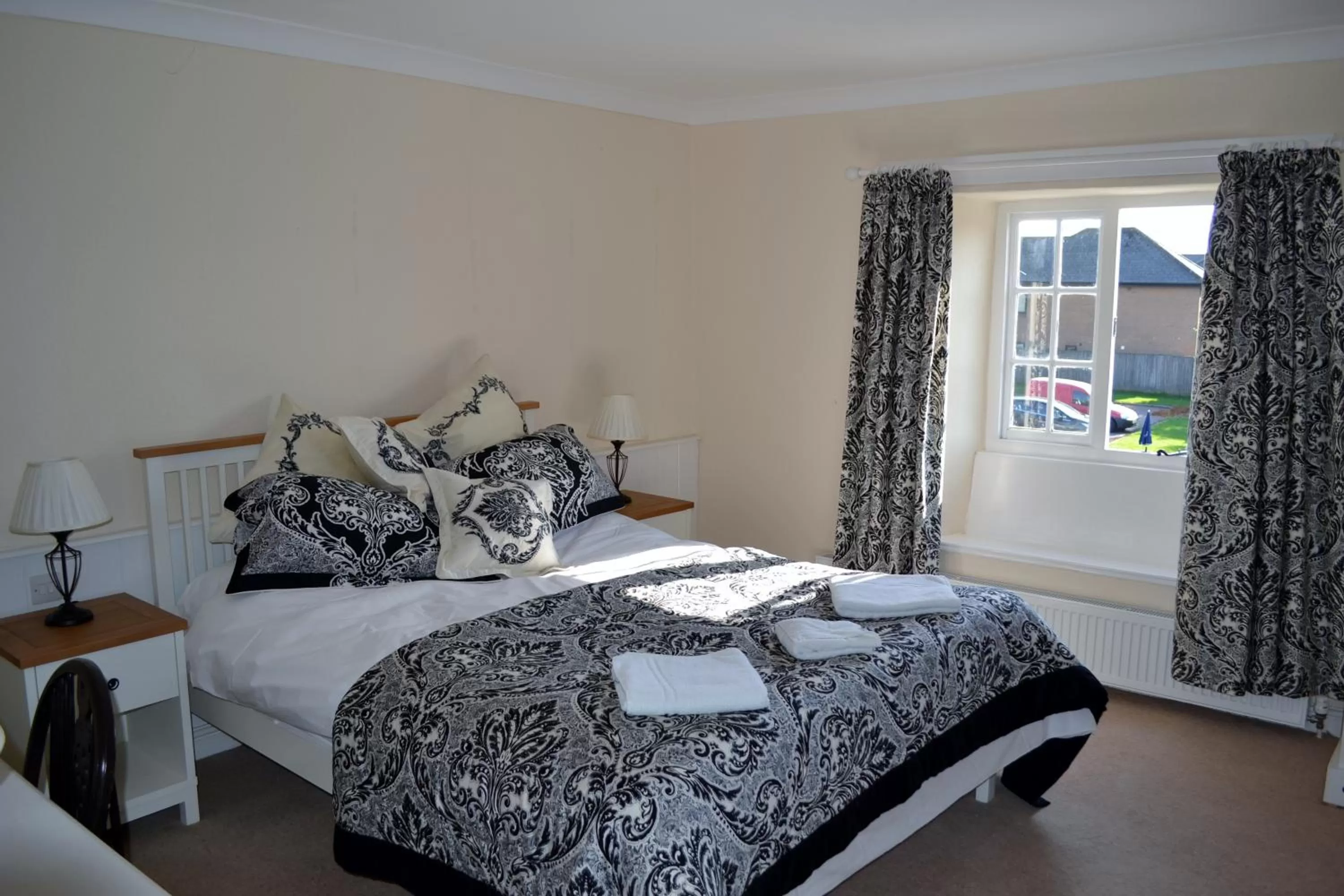 Bed in The Highwayman Hotel