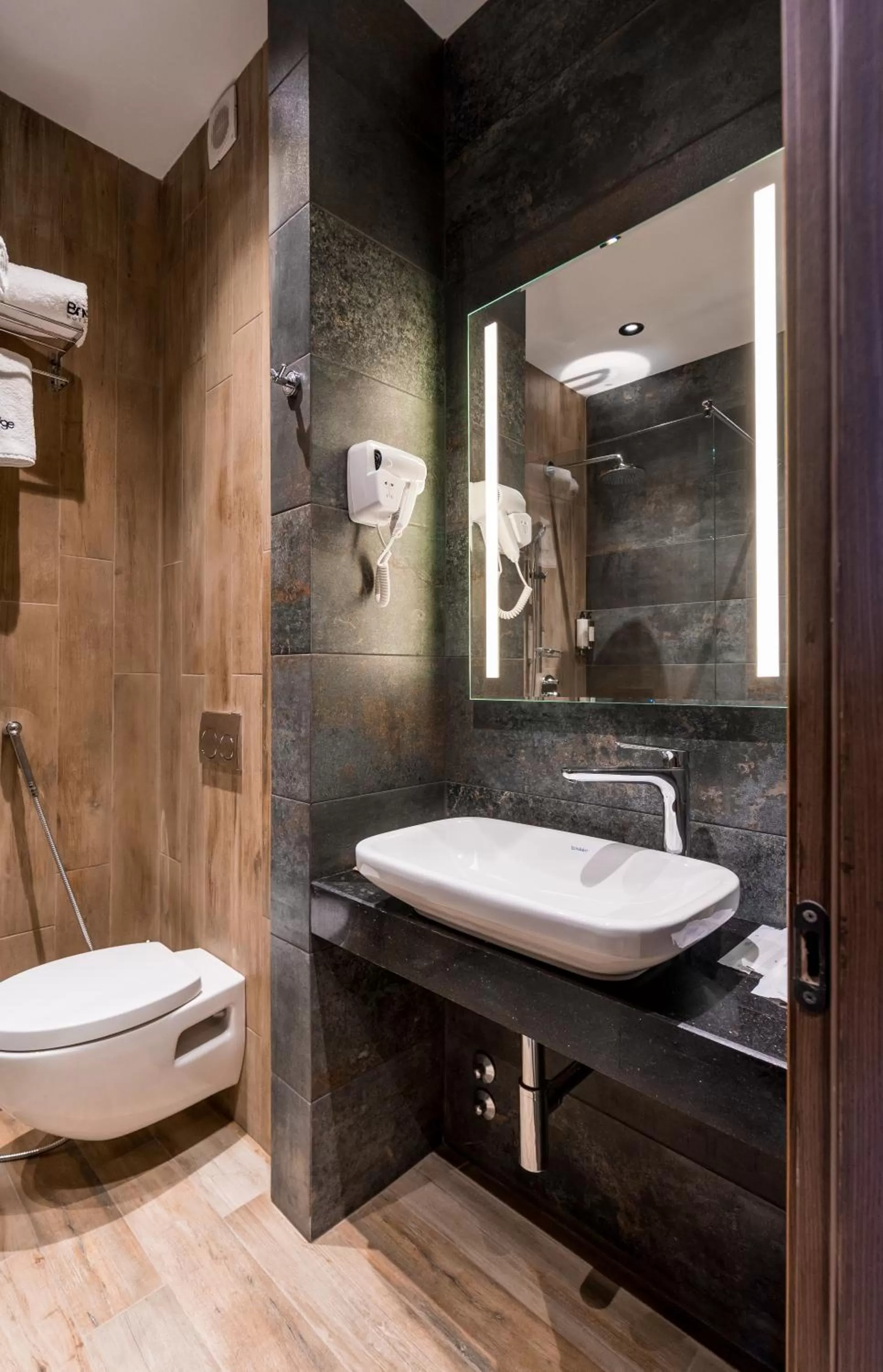 Toilet in Bridge Hotel