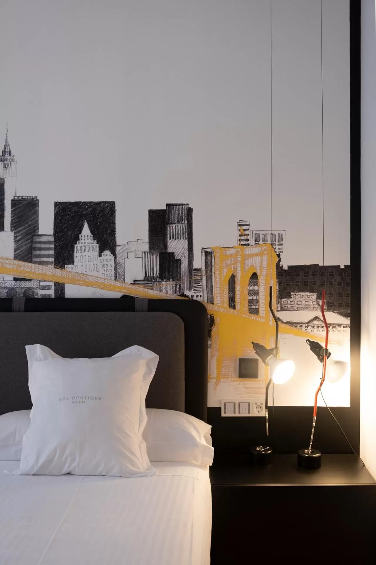 Bed in Hotel Sol Boutique