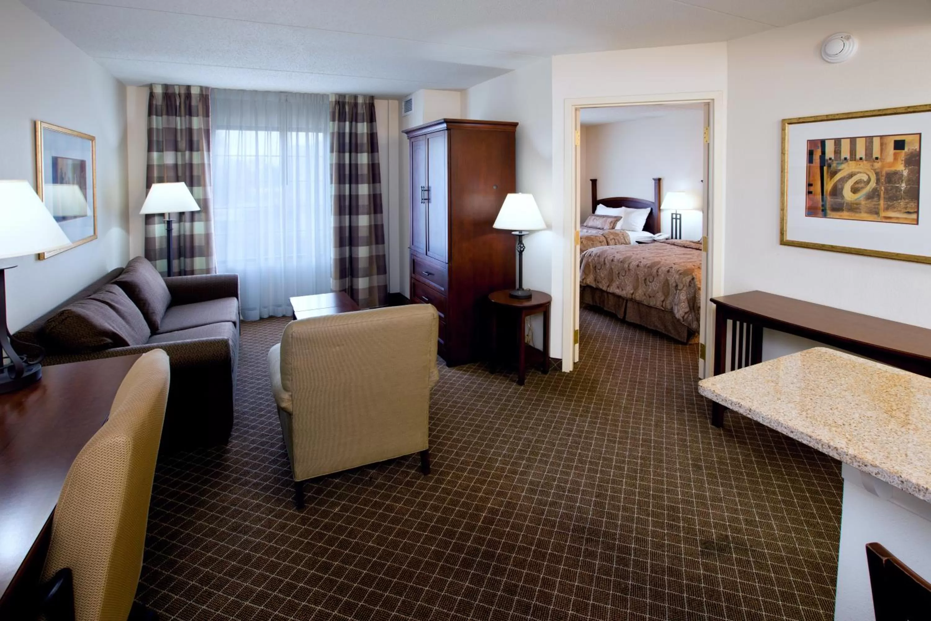 Room with Two Beds - Hearing Accessible - Non-Smoking in Staybridge Suites Indianapolis-Airport by IHG