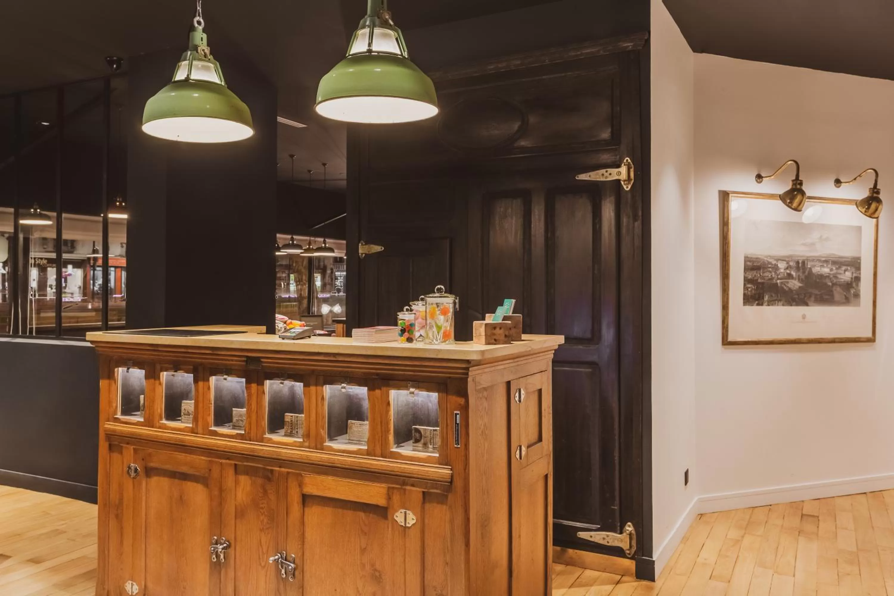 Lobby or reception in Hôtel Clarisse