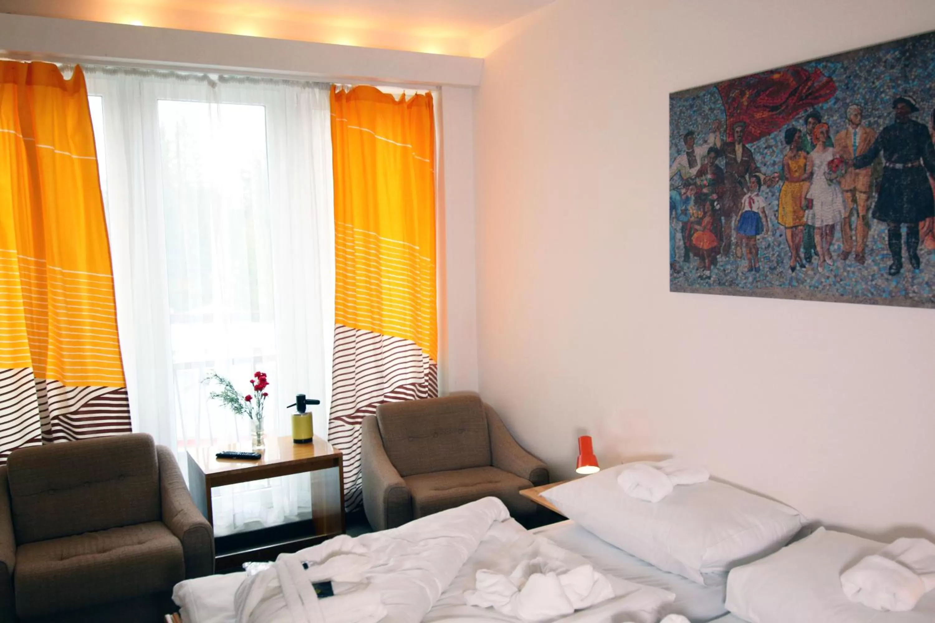 Bedroom, Bed in Hotel Medlov