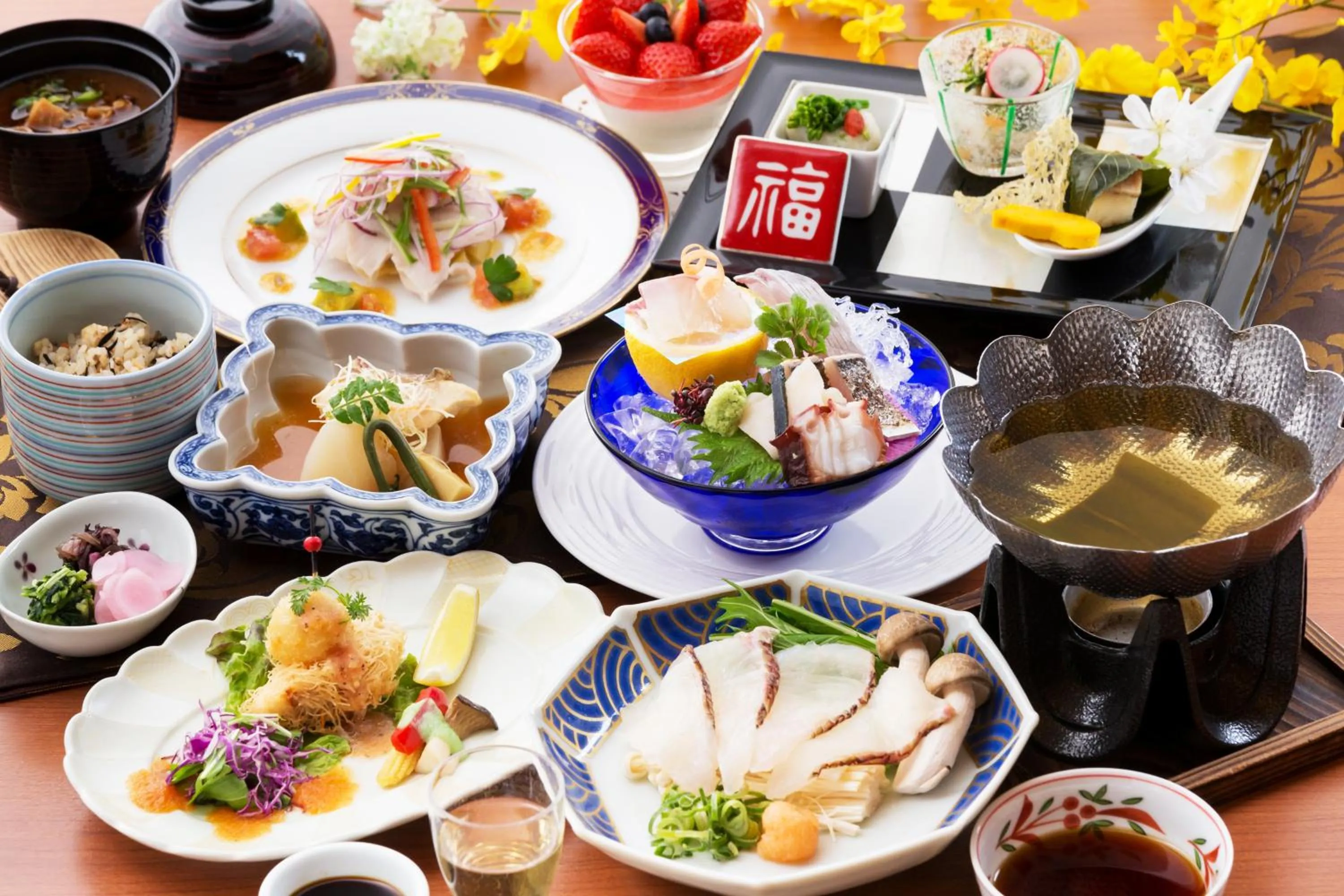 Dinner in Hotel Ofutei