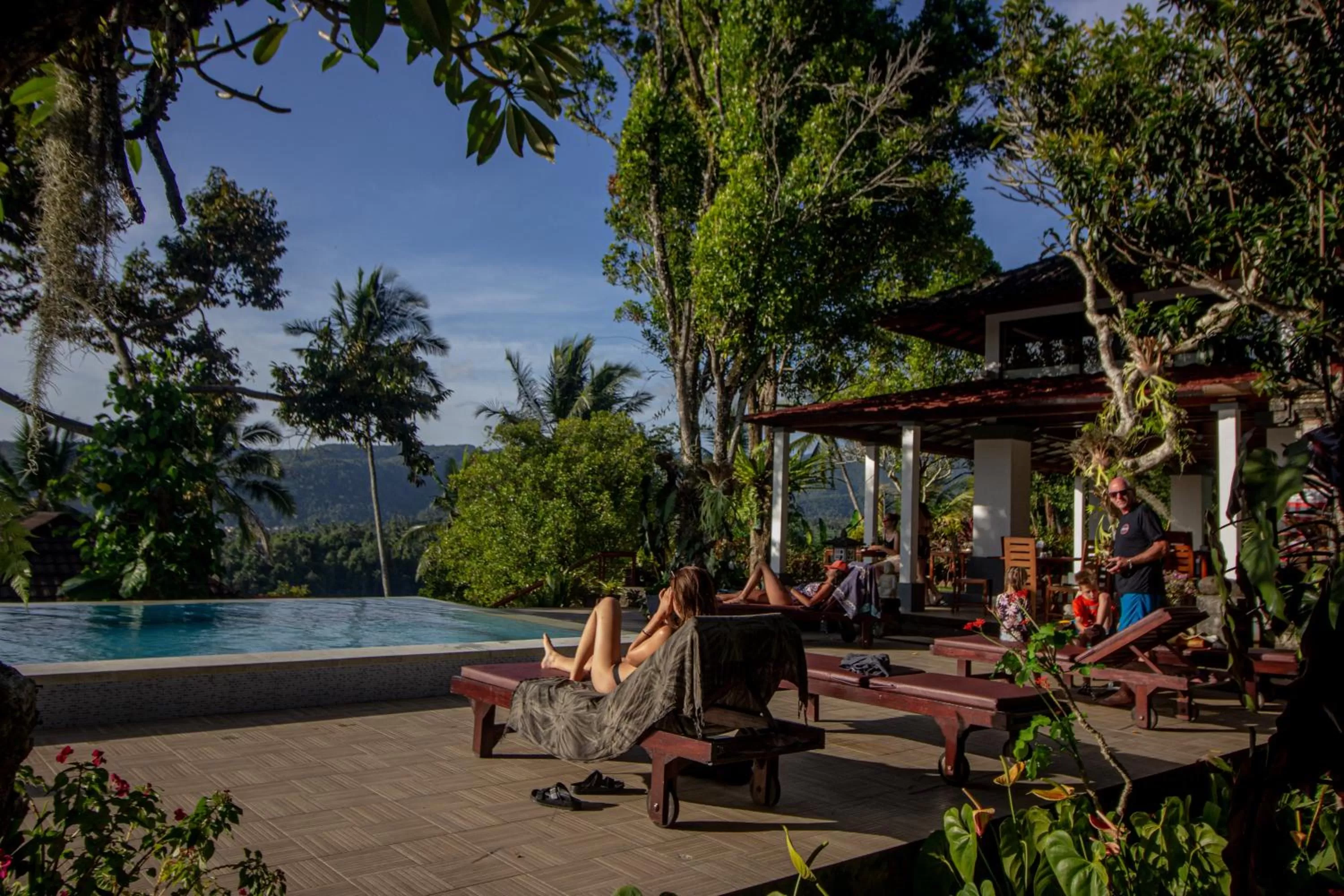 Pool view in VILLA IPSA