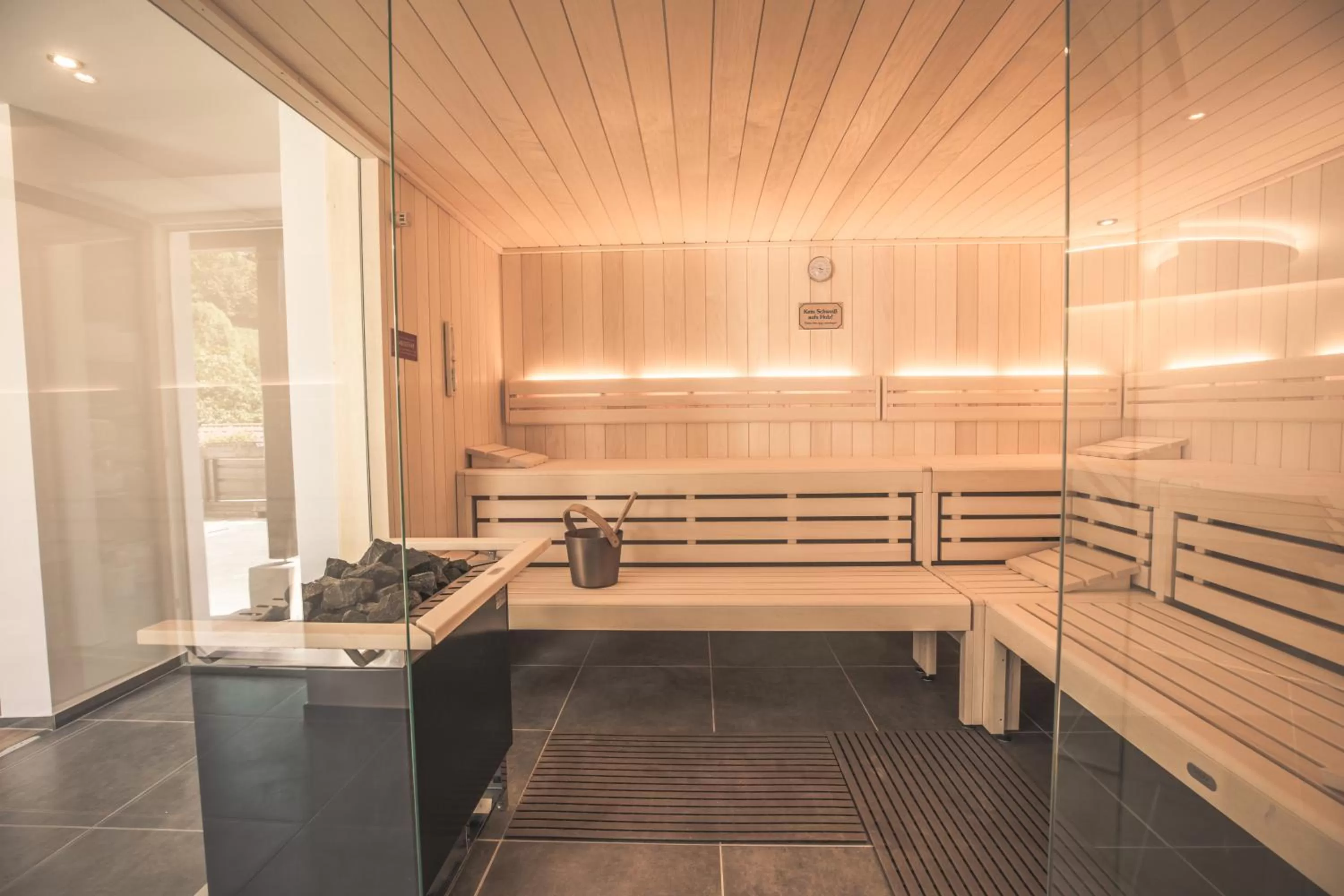 Sauna in Wohlfühlhotel Landmann
