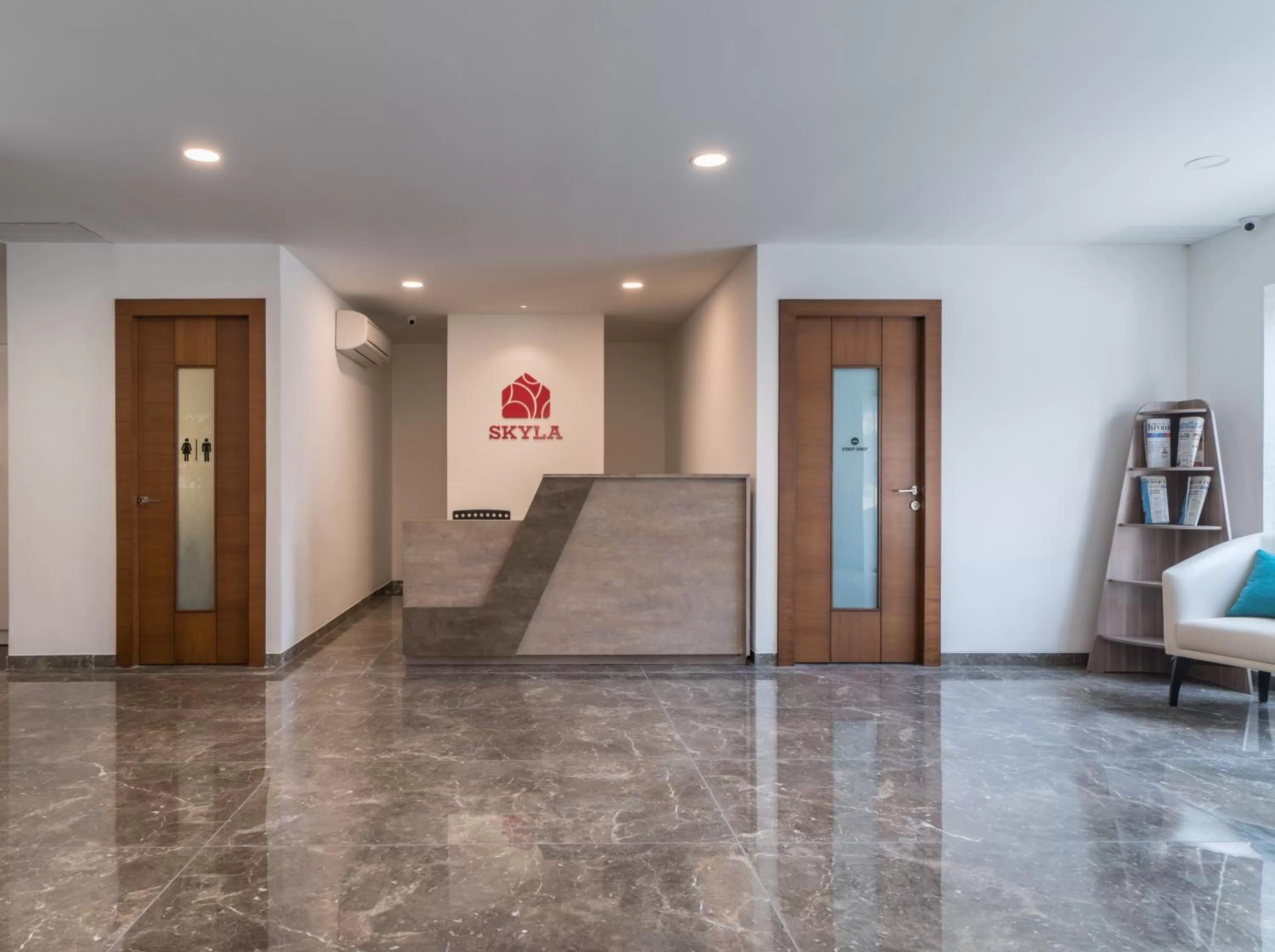 Living room in SKYLA Studios & Suites - Jubilee Hills