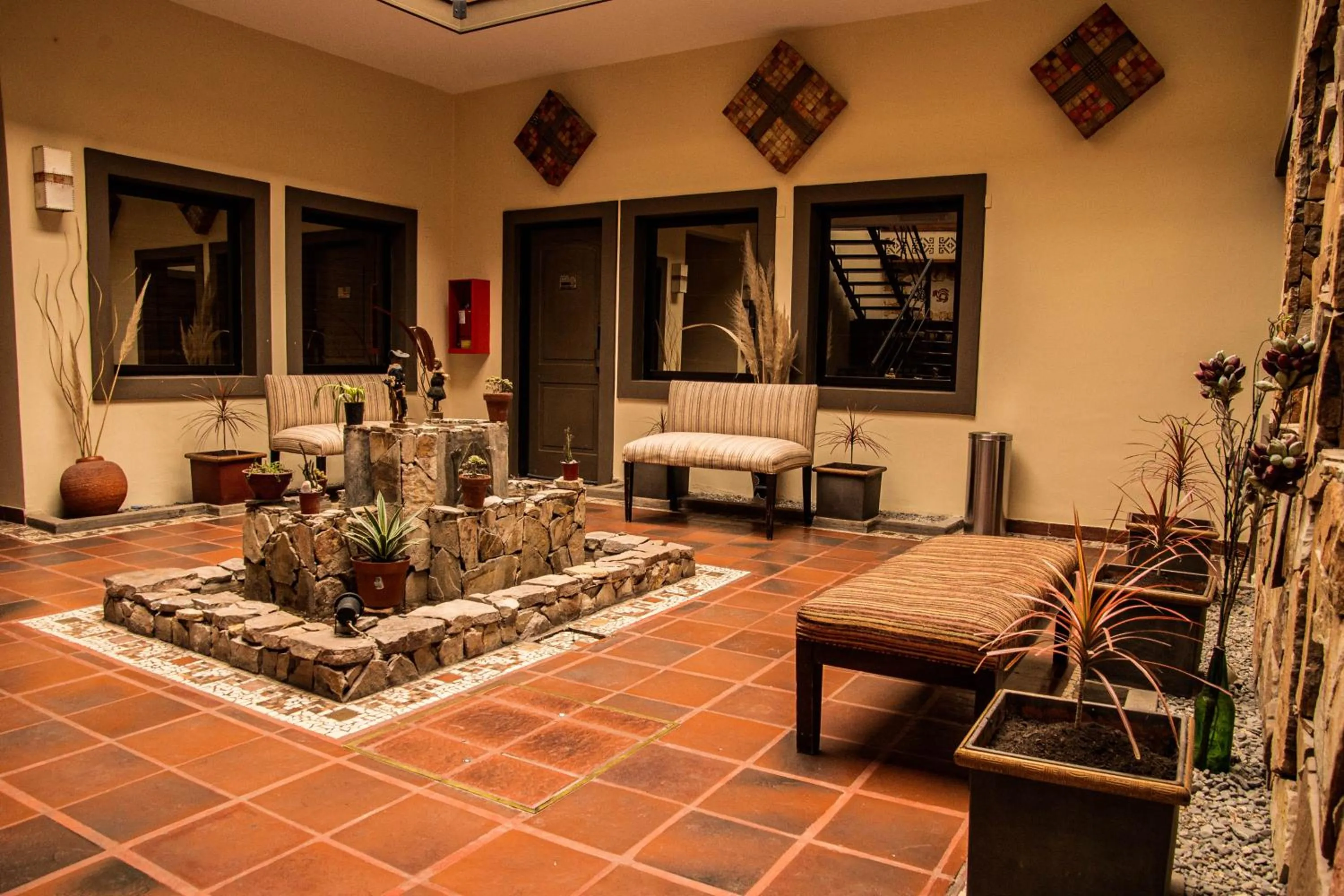 Patio in Hotel Inkai