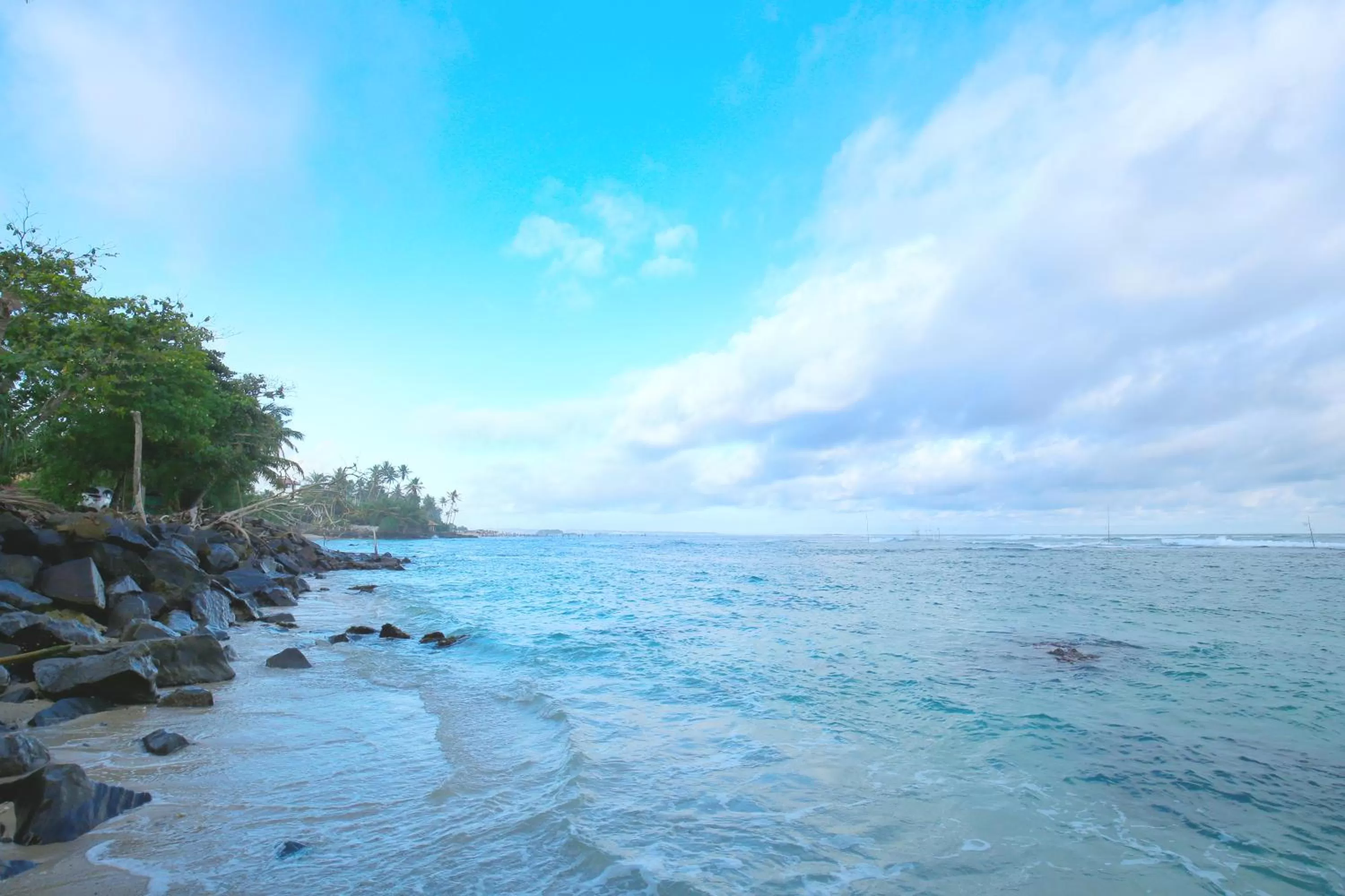 Sea view in Kaminrich Cottage