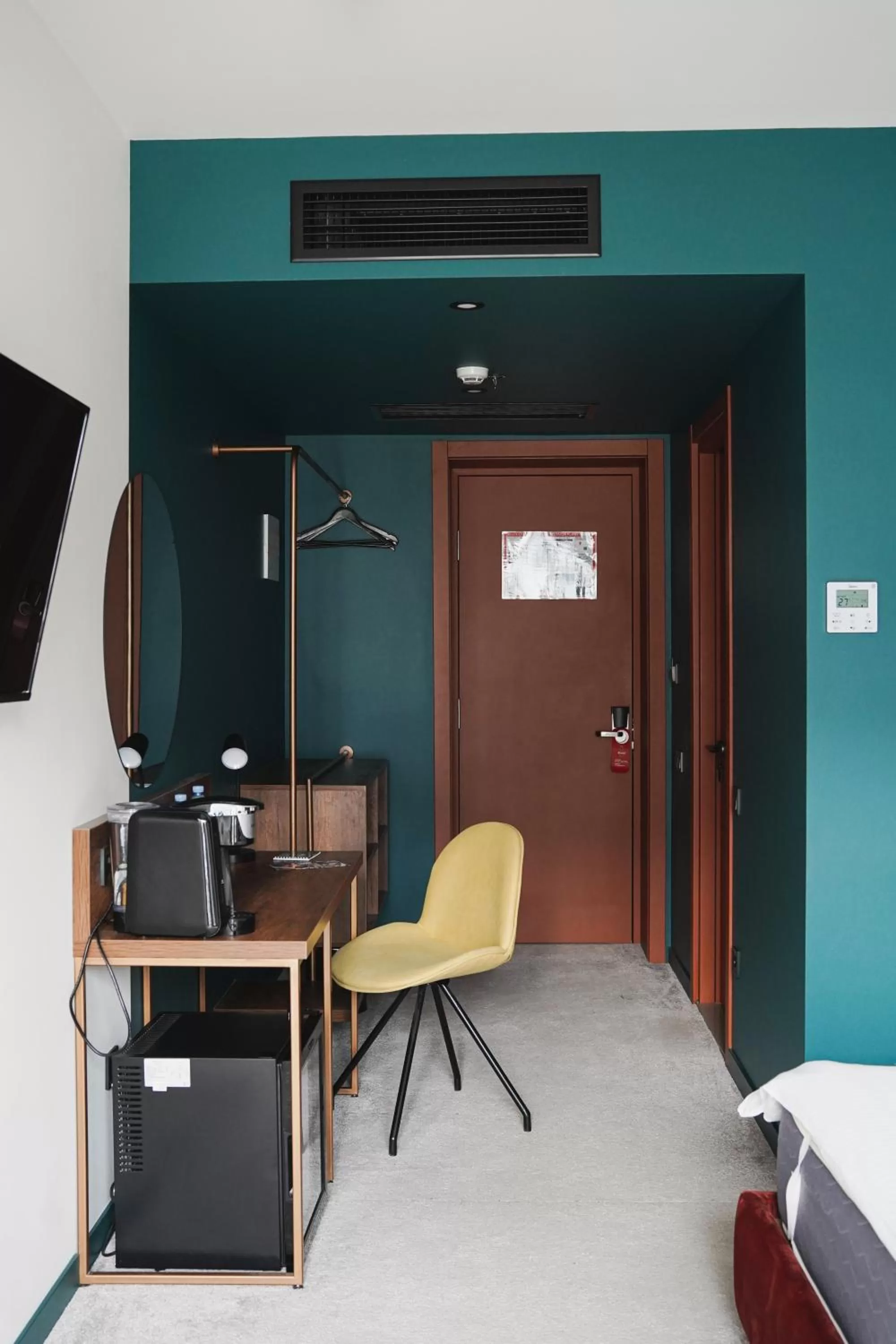 Seating area, Bed in About Sololaki