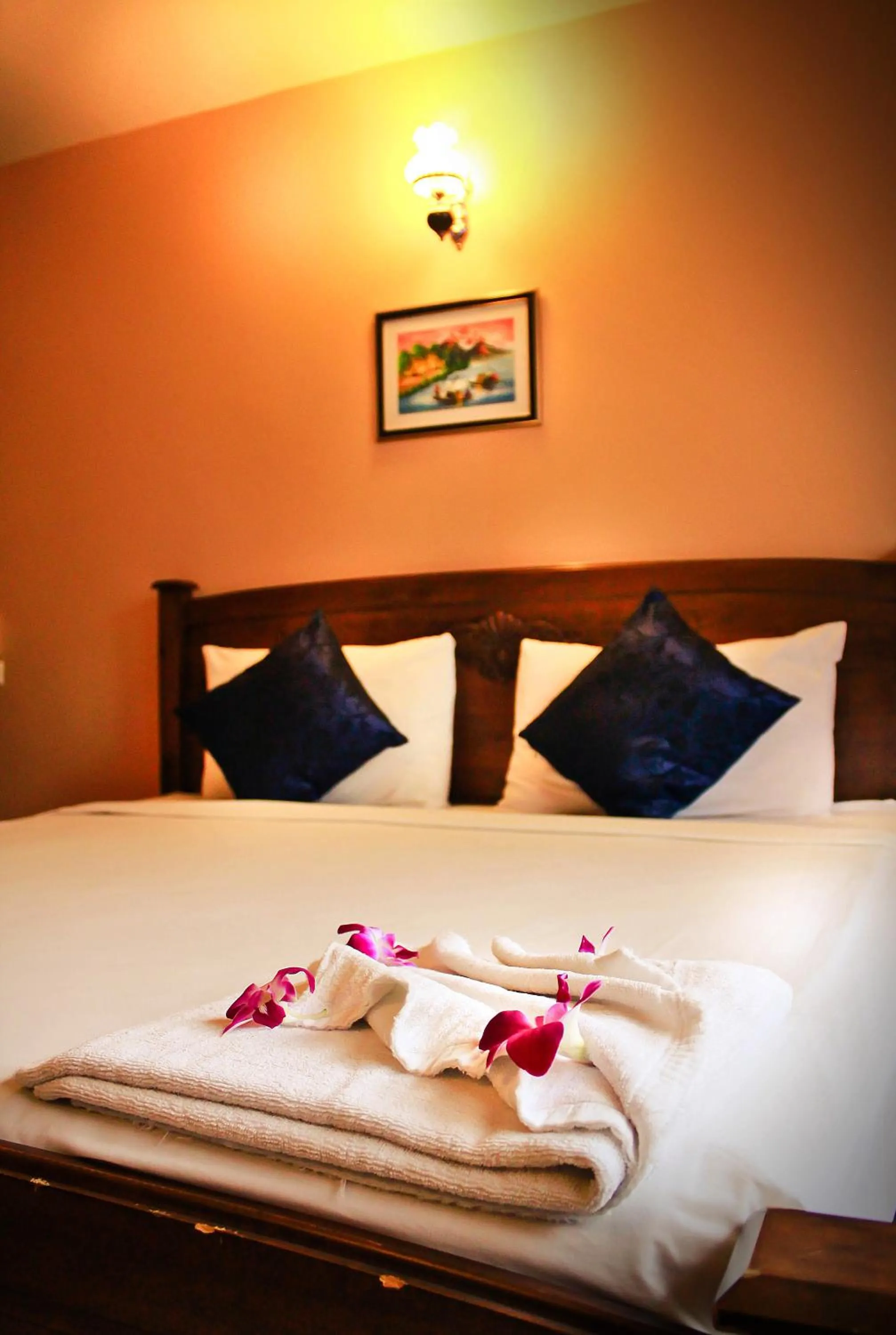 Decorative detail, Bed in Star Guesthouse