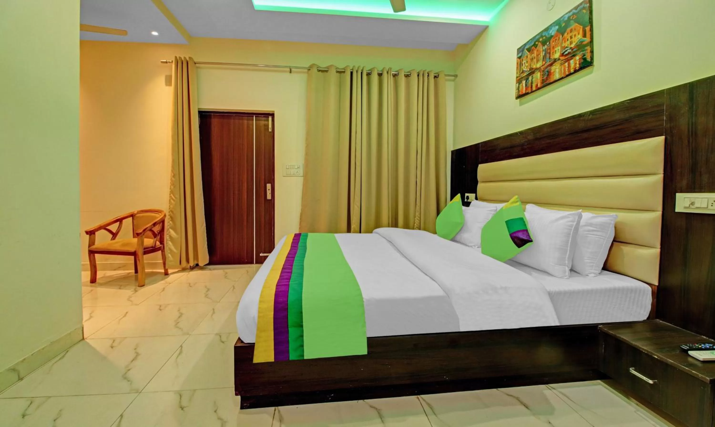 Bed in Treebo Trend Jugnu