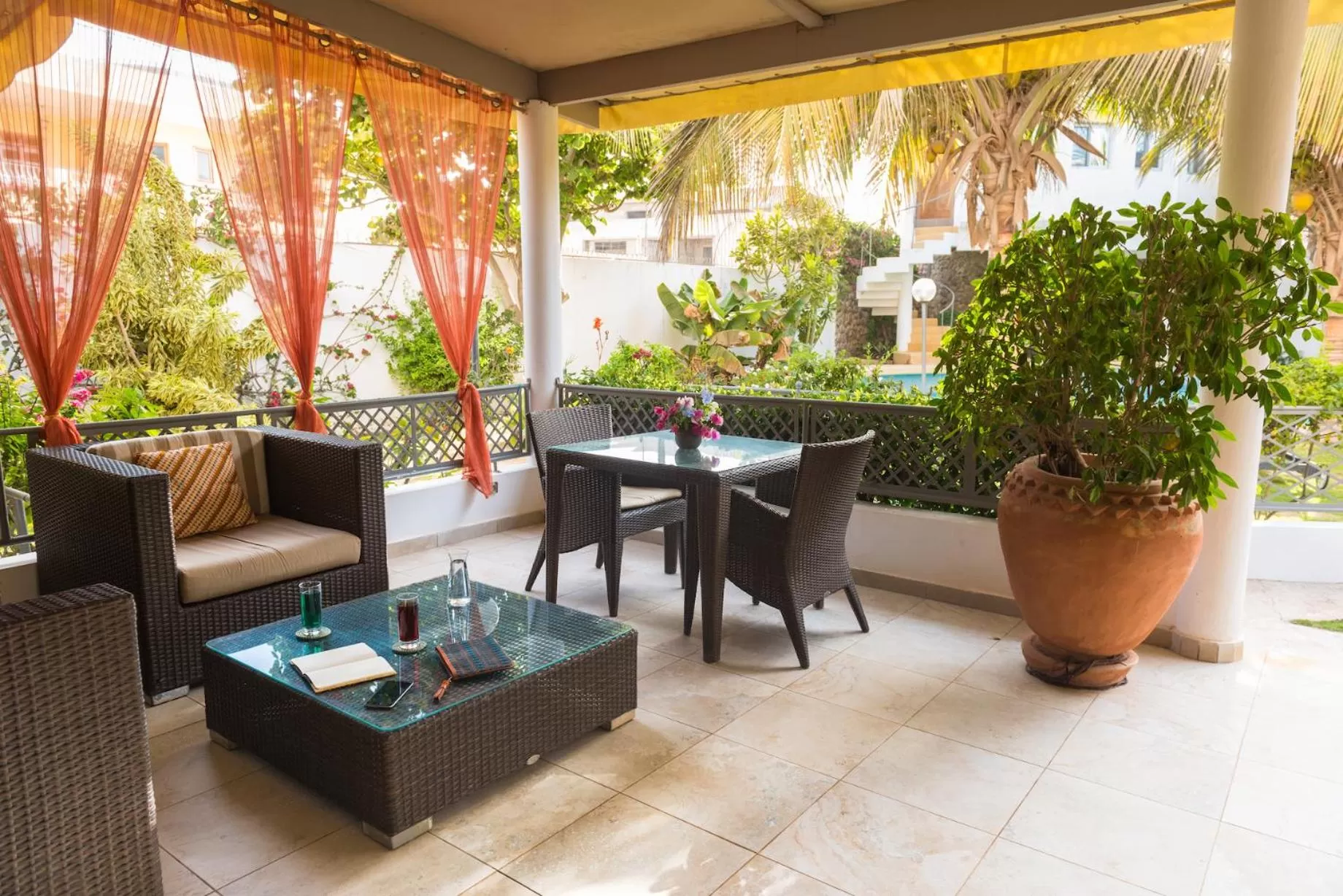 Patio in La Résidence