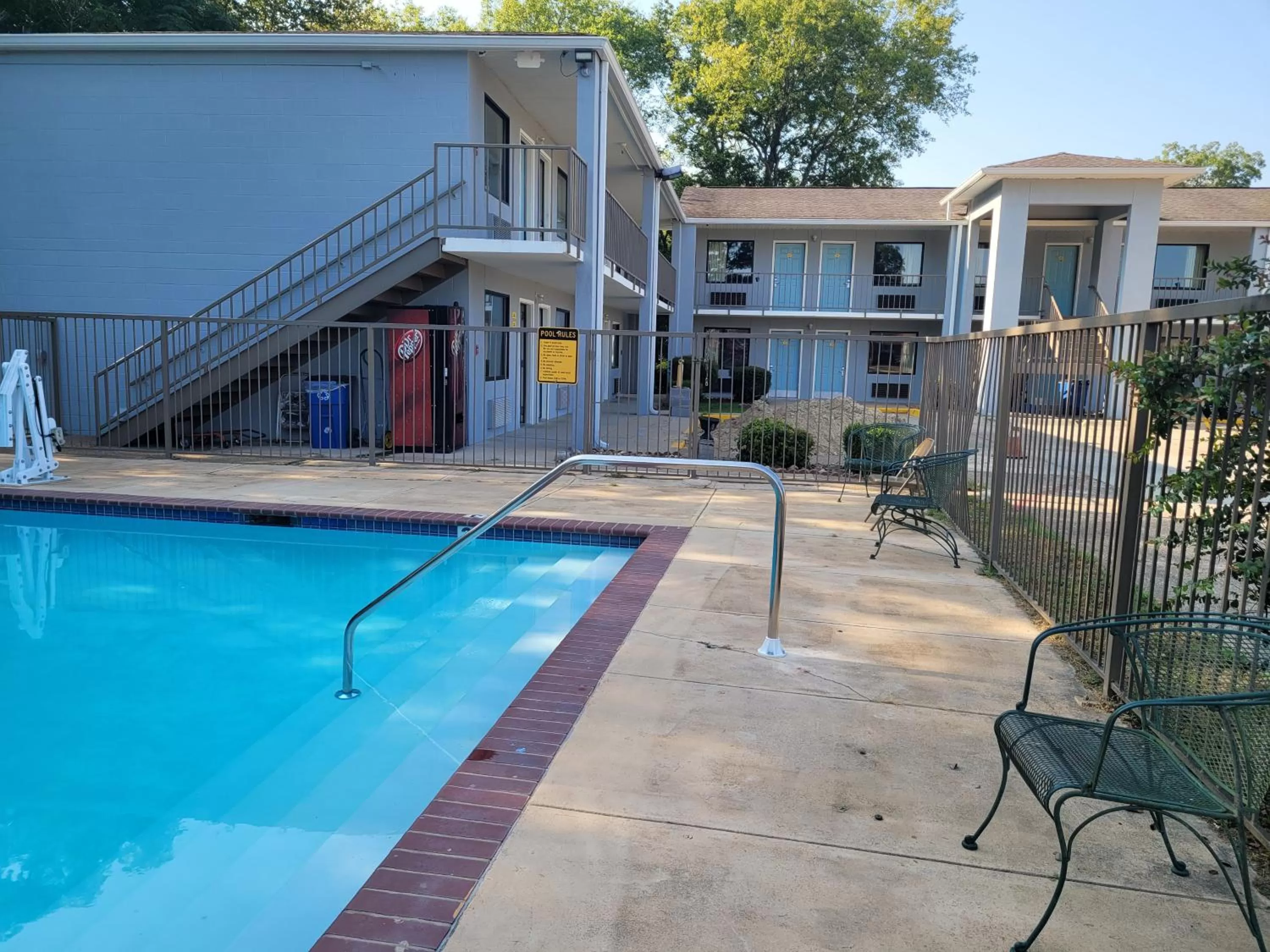 Swimming pool in Super 8 by Wyndham Arkadelphia Caddo Valley Area
