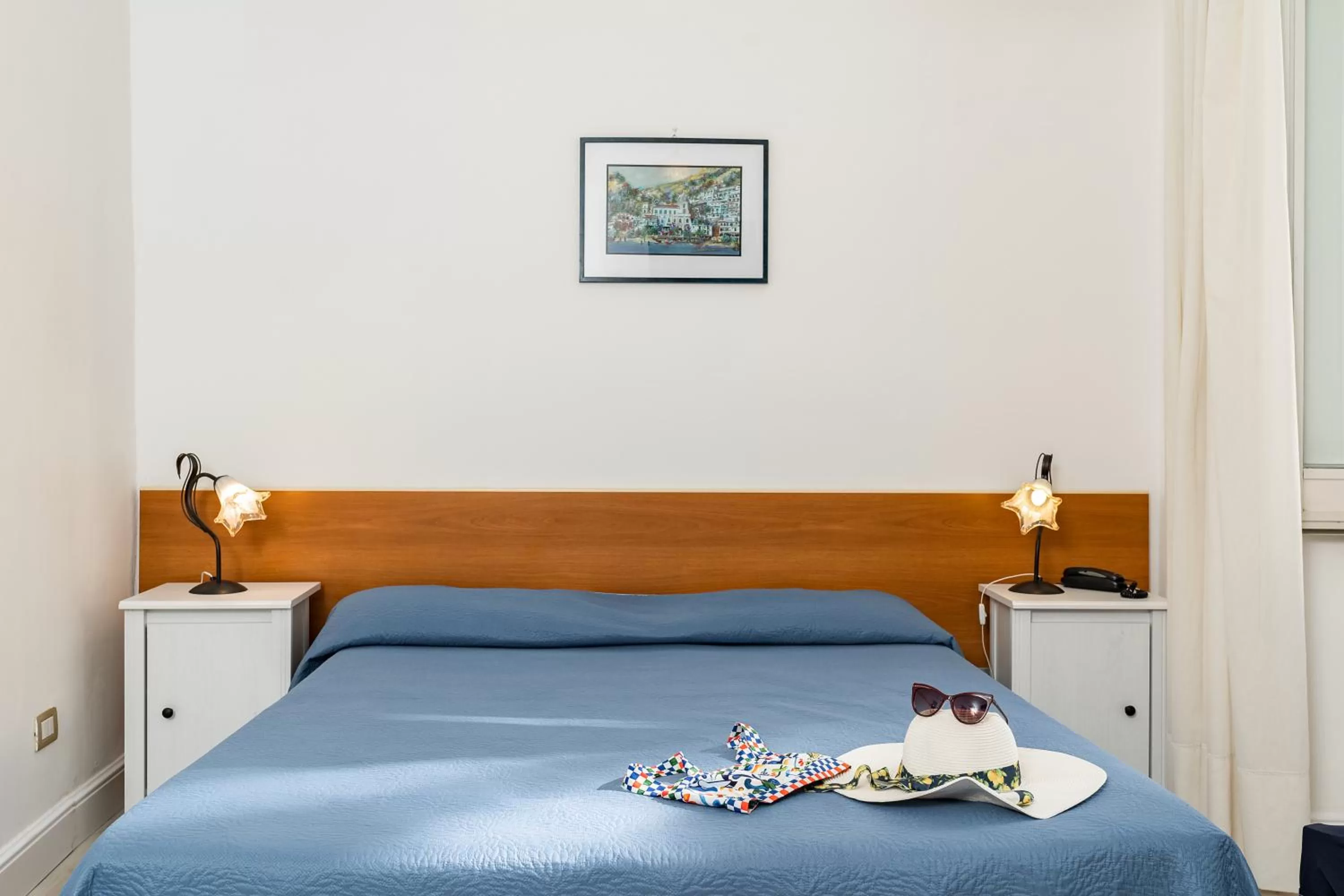 Bed in Hotel Fontana