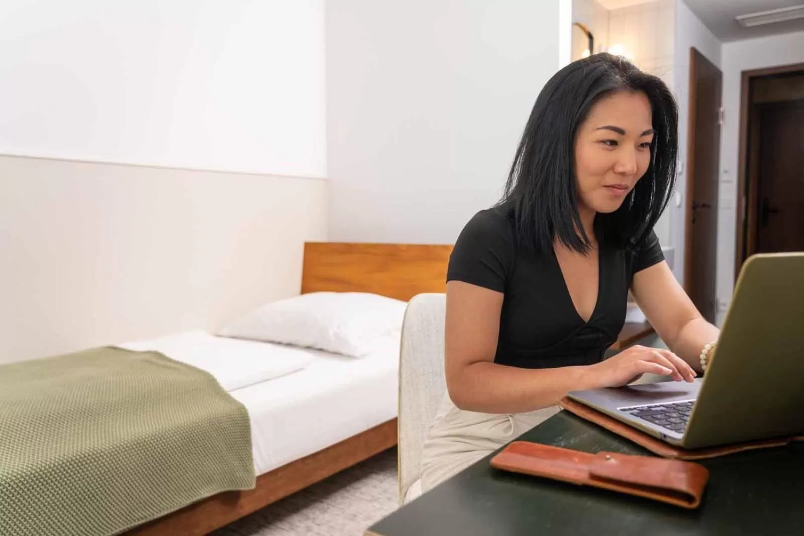 Bed in magdas HOTEL Vienna City - First Social Business HOTEL in Austria