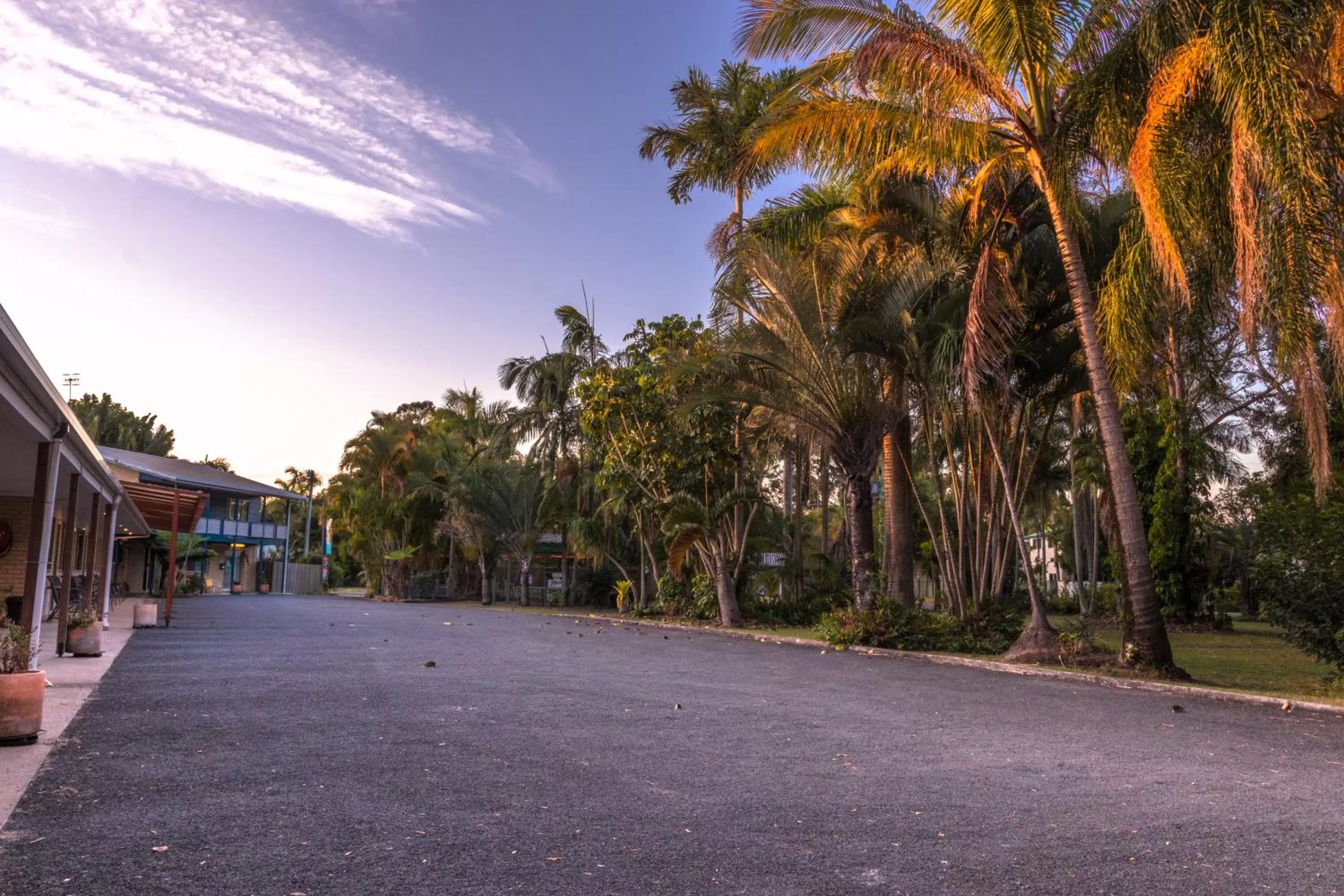 Garden in Tin Can Bay Motel