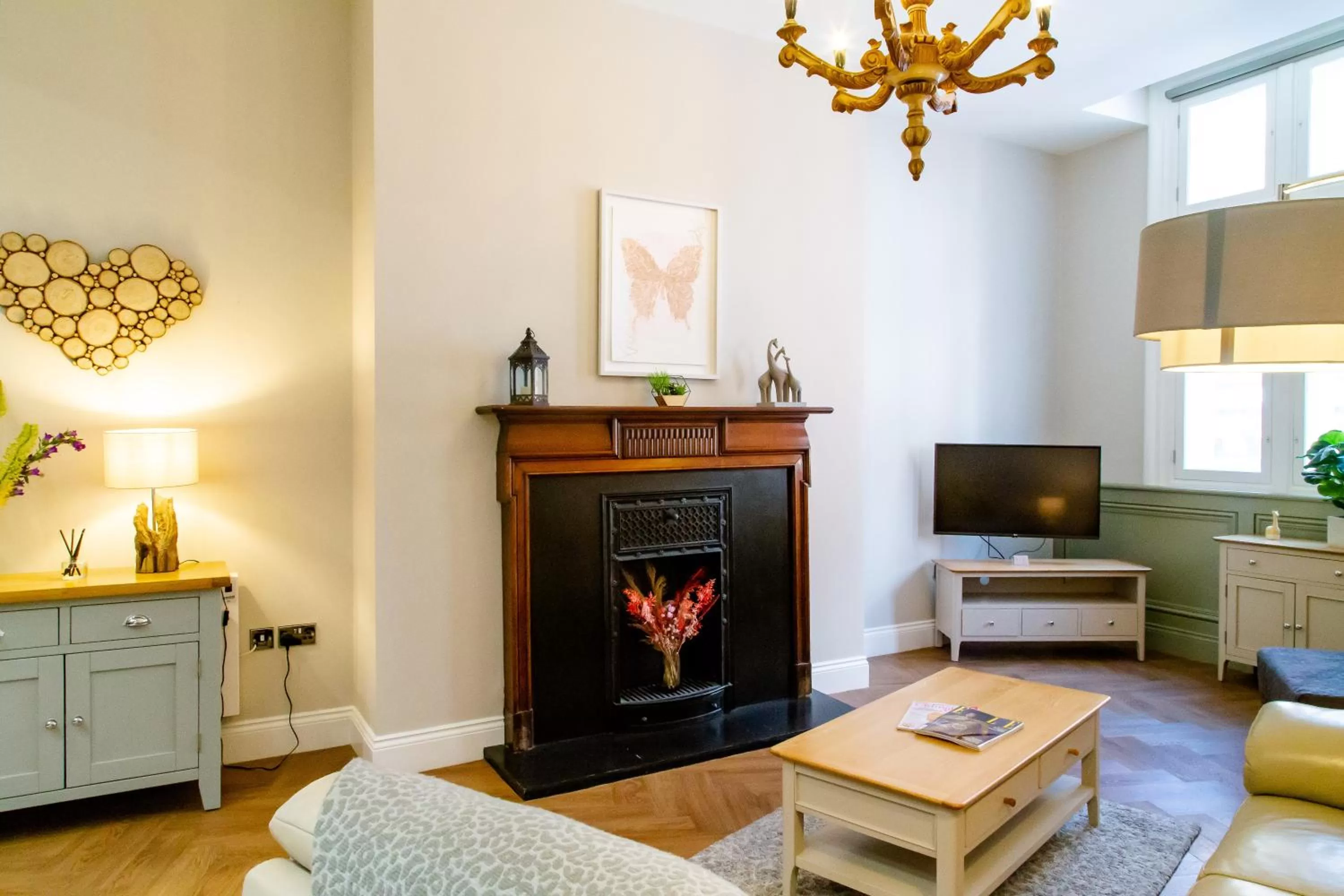 Living room in Goodramgate Apartments