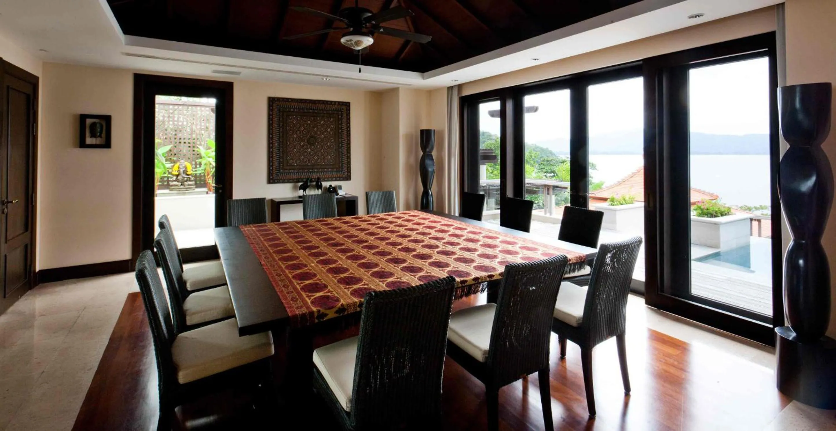 Dining area in Trisara Villas & Residences Phuket