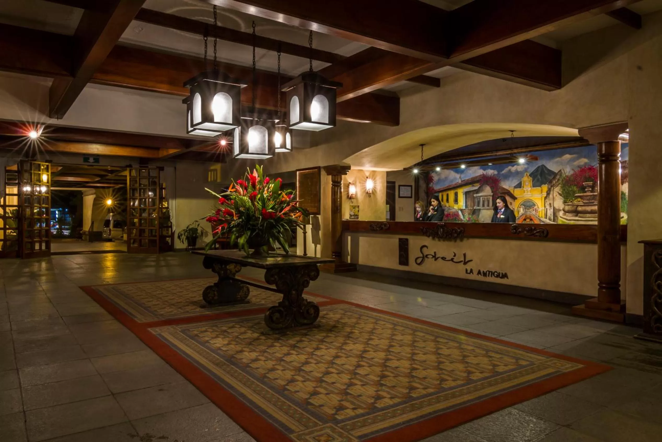 Lobby or reception in Hotel Soleil La Antigua