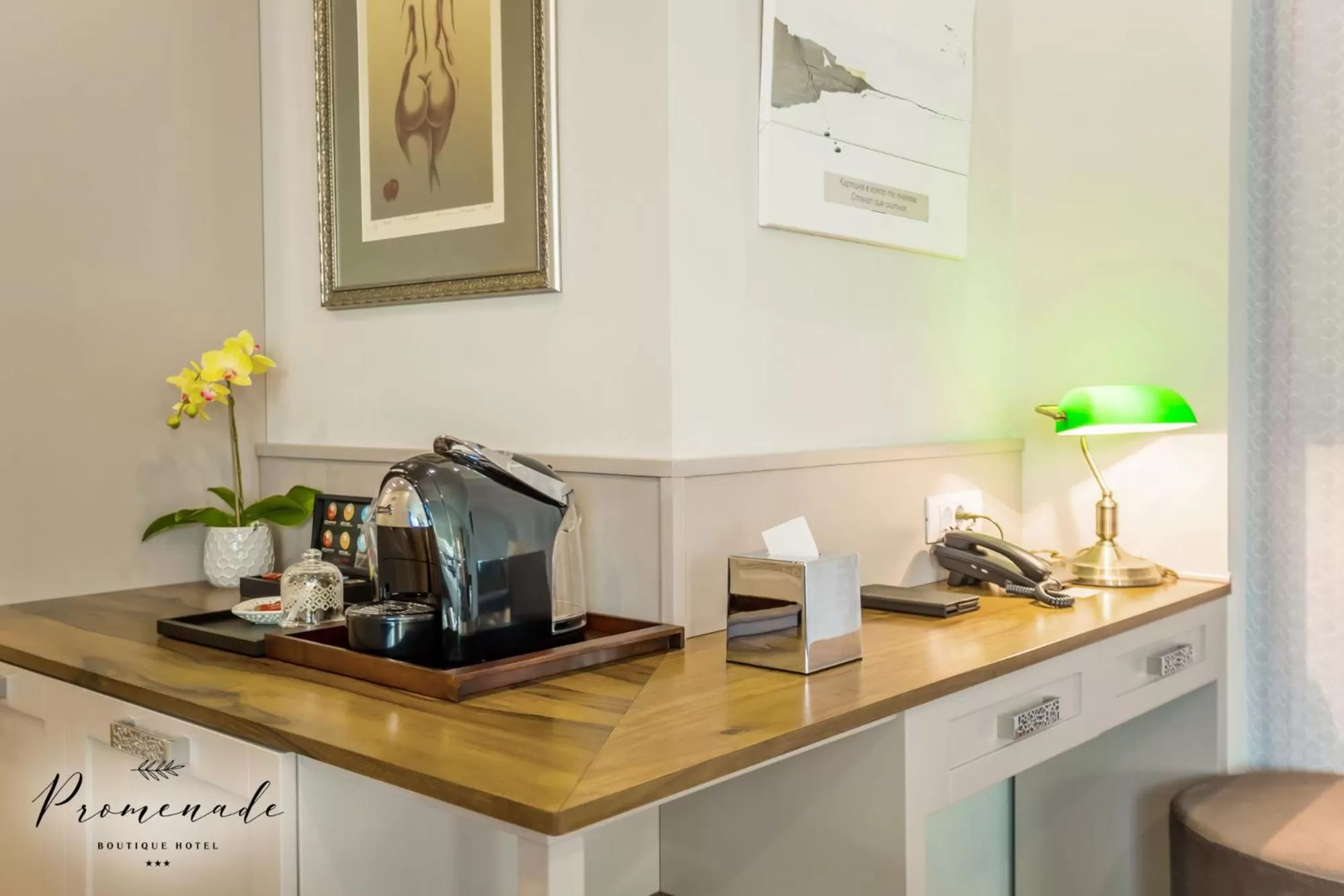 Coffee/tea facilities in Hotel Residence Promenade
