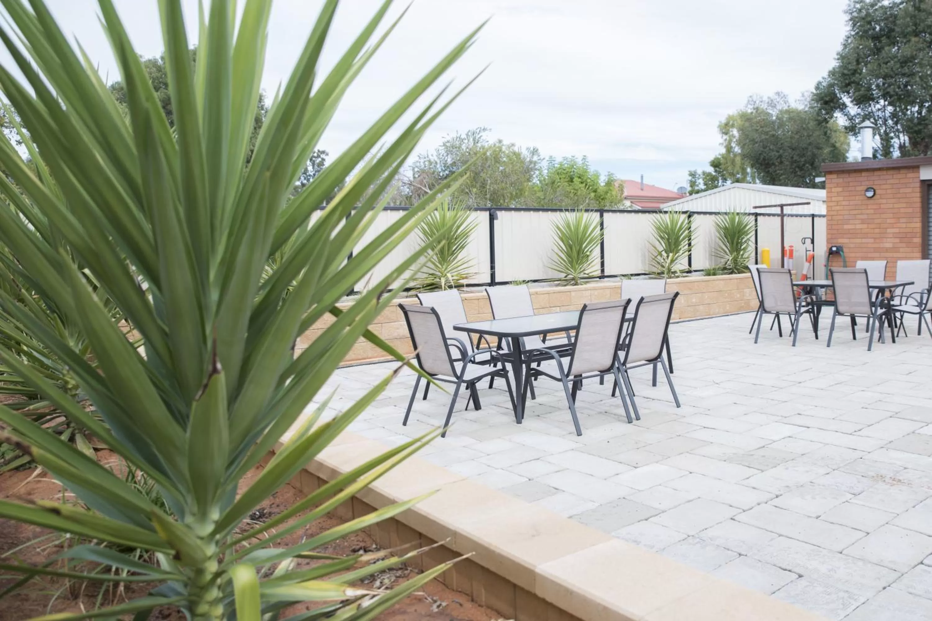 Patio in Charleville Motel